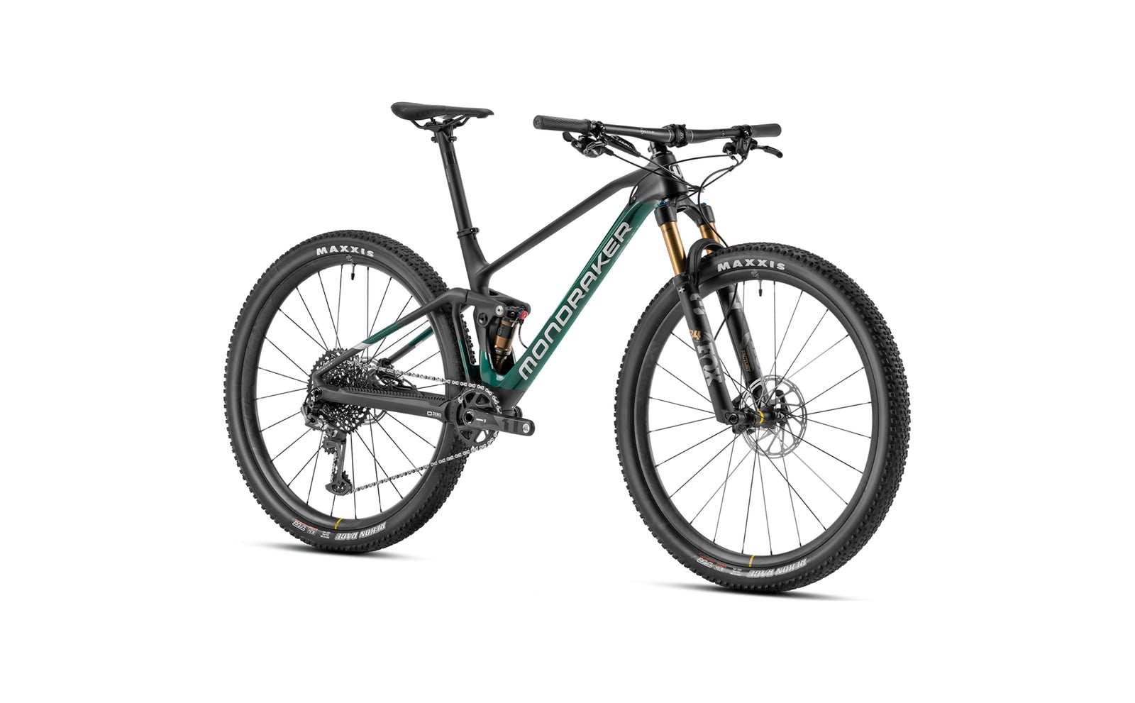 Mondraker F-Podium Carbon R Cross Country Bike - Grey/Green/Silver