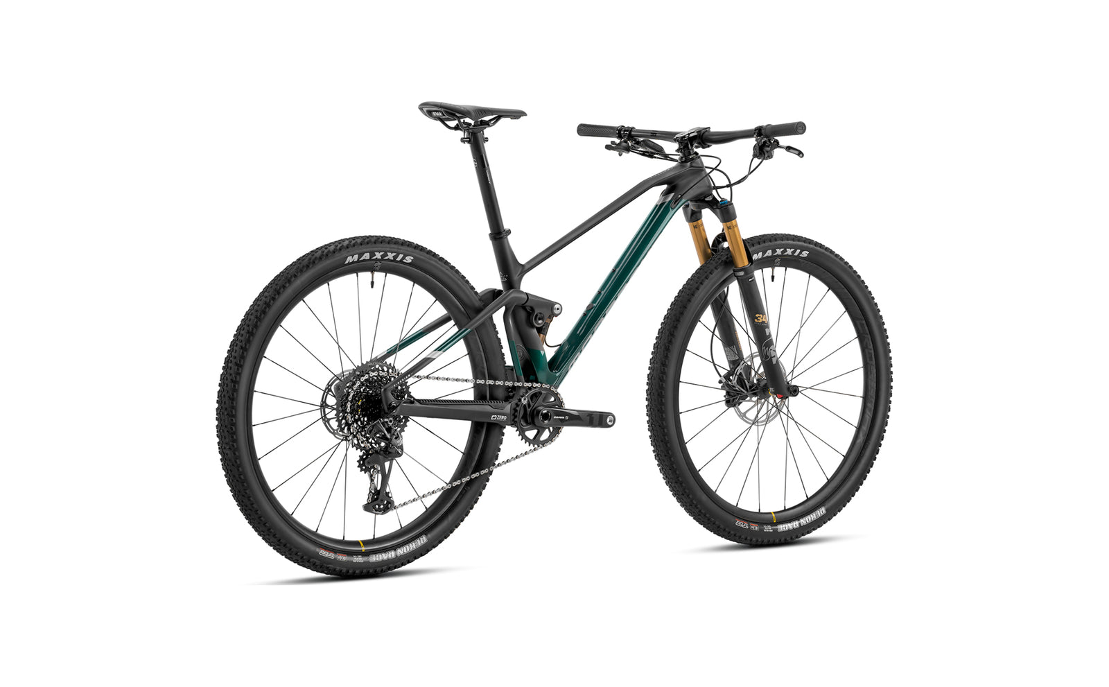 Mondraker F-Podium Carbon R Cross Country Bike - Grey/Green/Silver