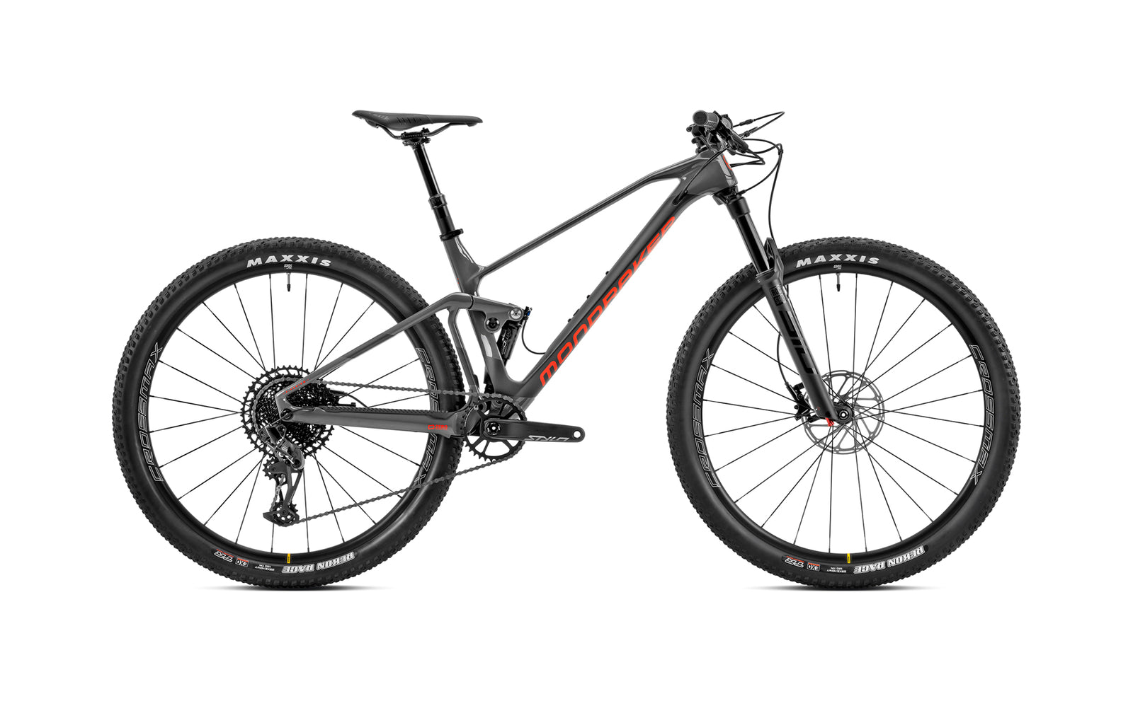 Mondraker F-Podium Carbon DC Cross Country Bike - Grey/Carbon/Red