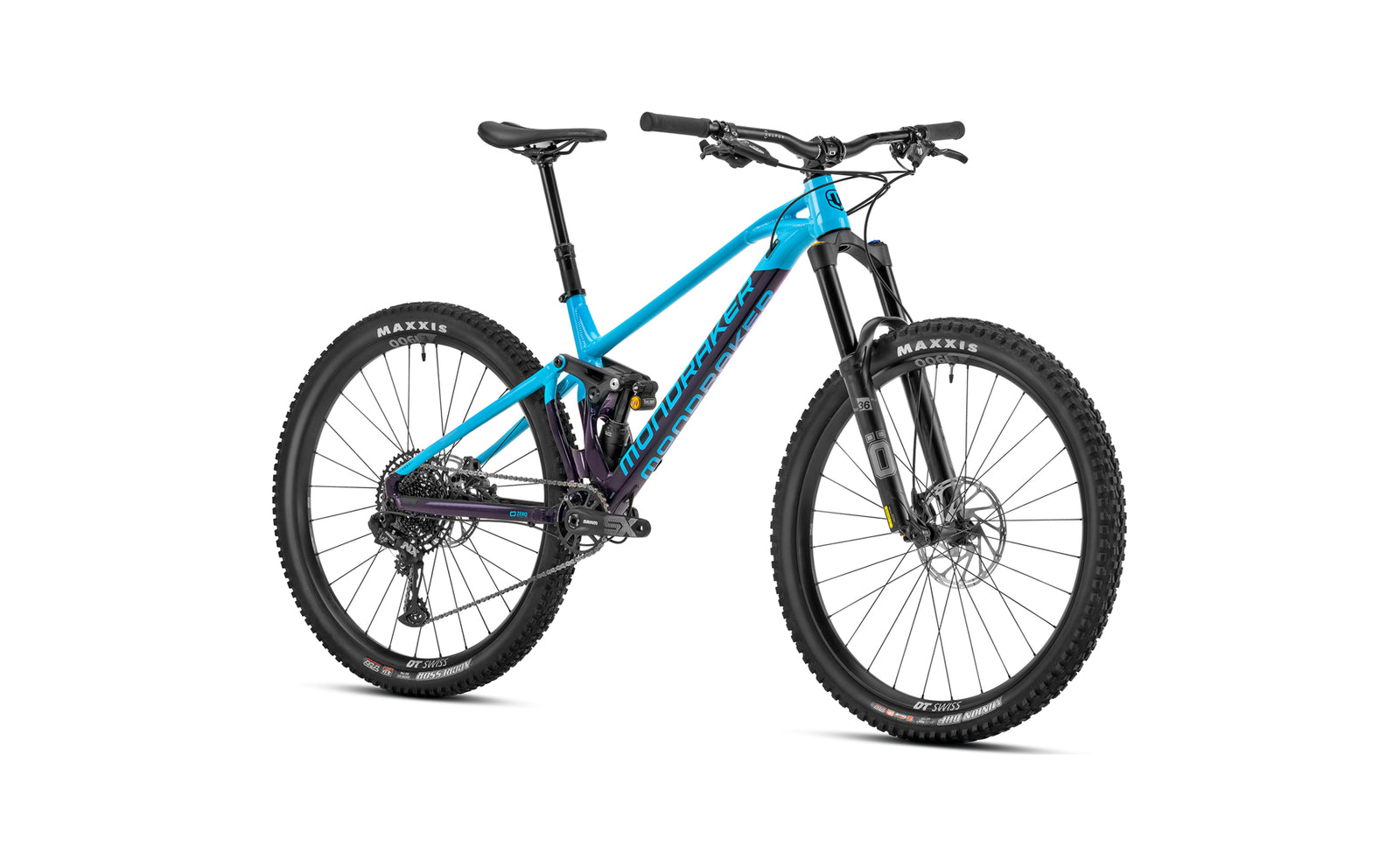 Mondraker Foxy R Mountain Bike - Deep Purple/Light Blue