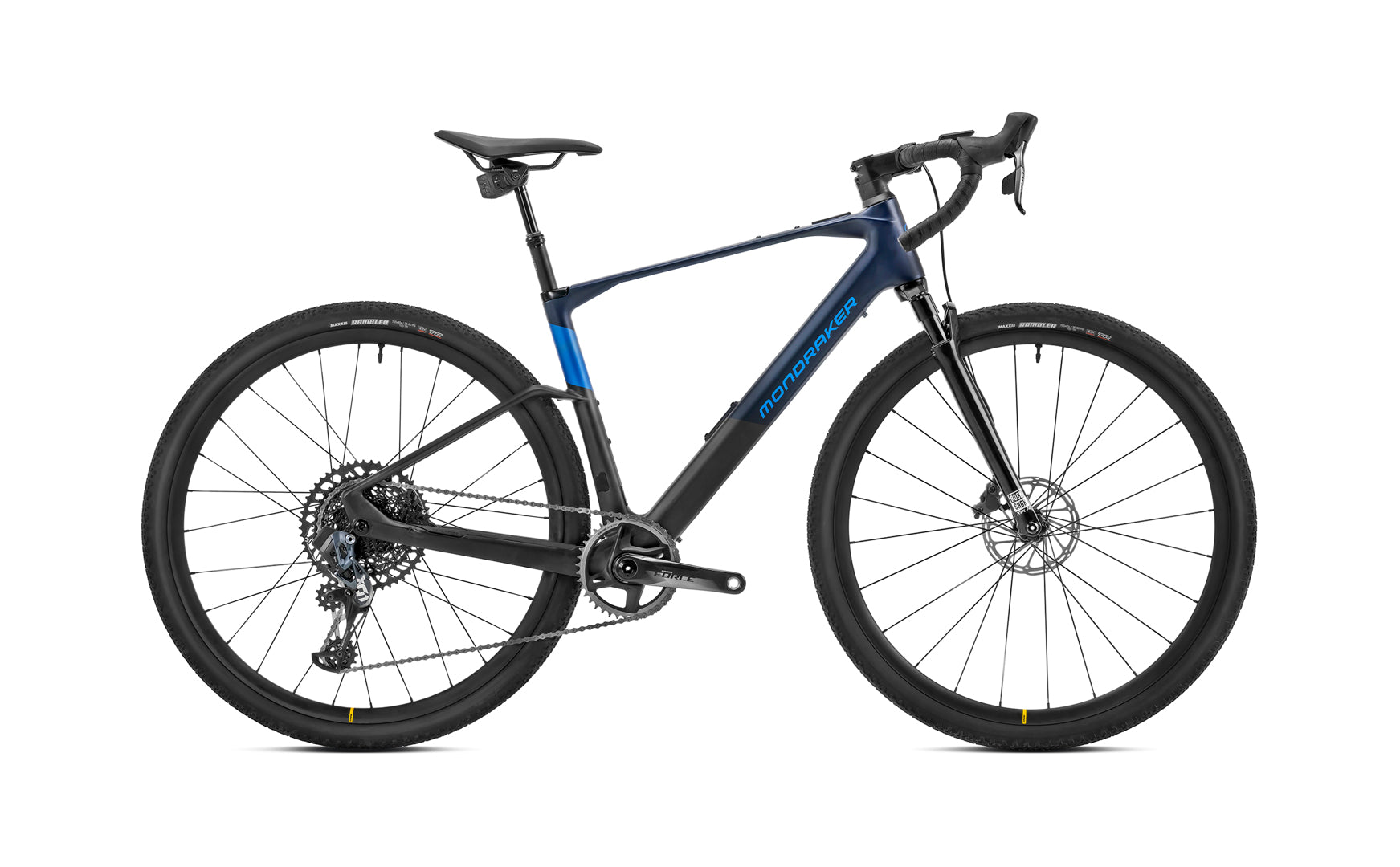 Mondraker Dusty XR Electric Gravel Bike - Translucent Blue Carbon