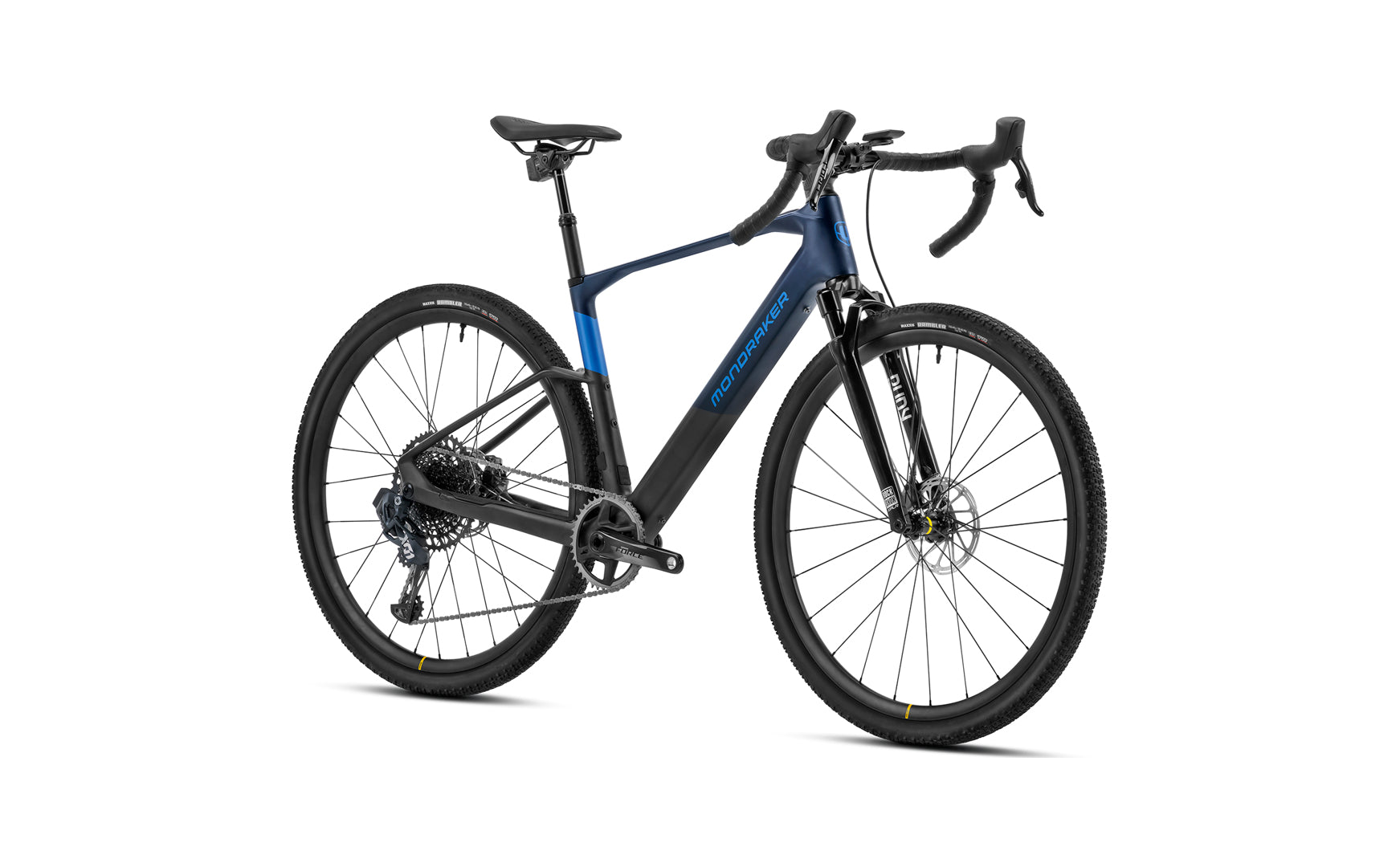 Mondraker Dusty XR Electric Gravel Bike - Translucent Blue Carbon