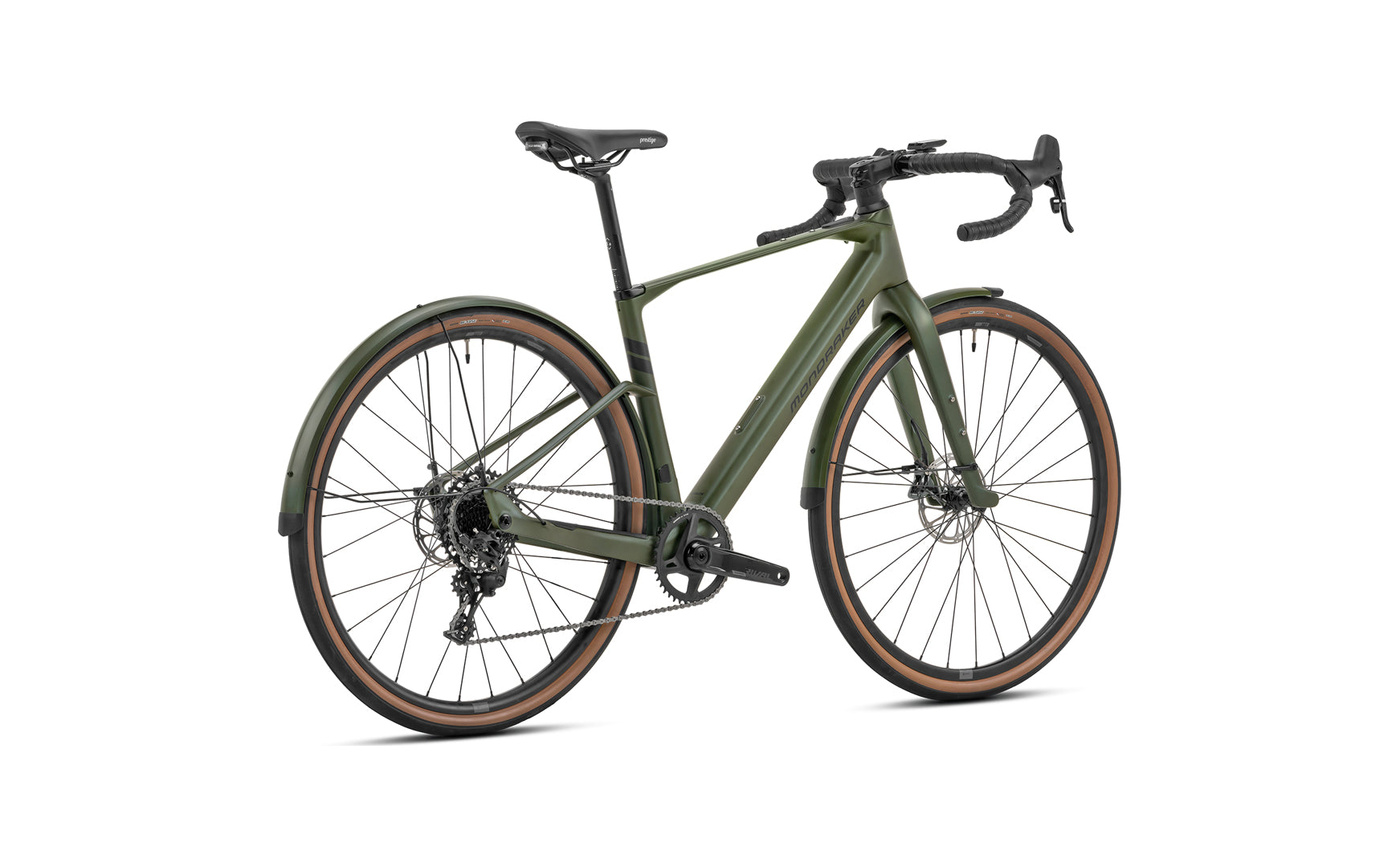 Mondraker Dusty SX R Electric Hybrid Bike - Army Green