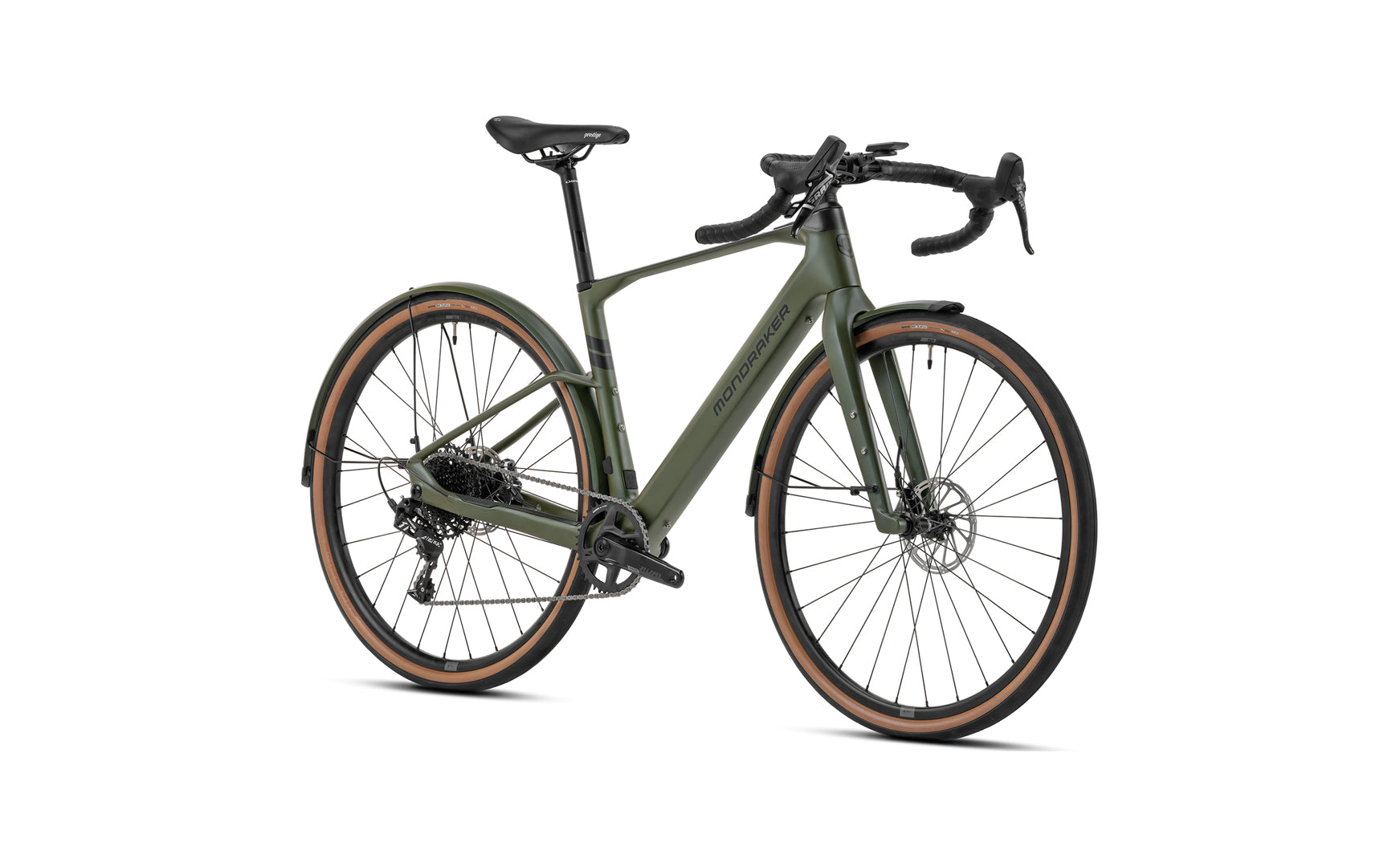 Mondraker Dusty SX R Electric Hybrid Bike - Army Green