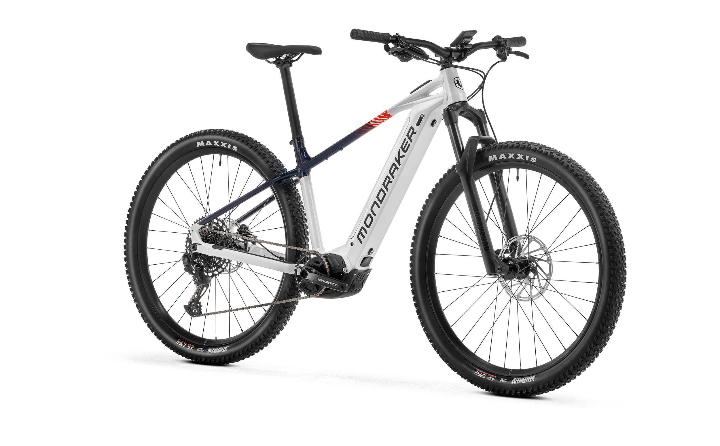 Mondraker Prime 2025 Electric Trail Bike - Crystal White