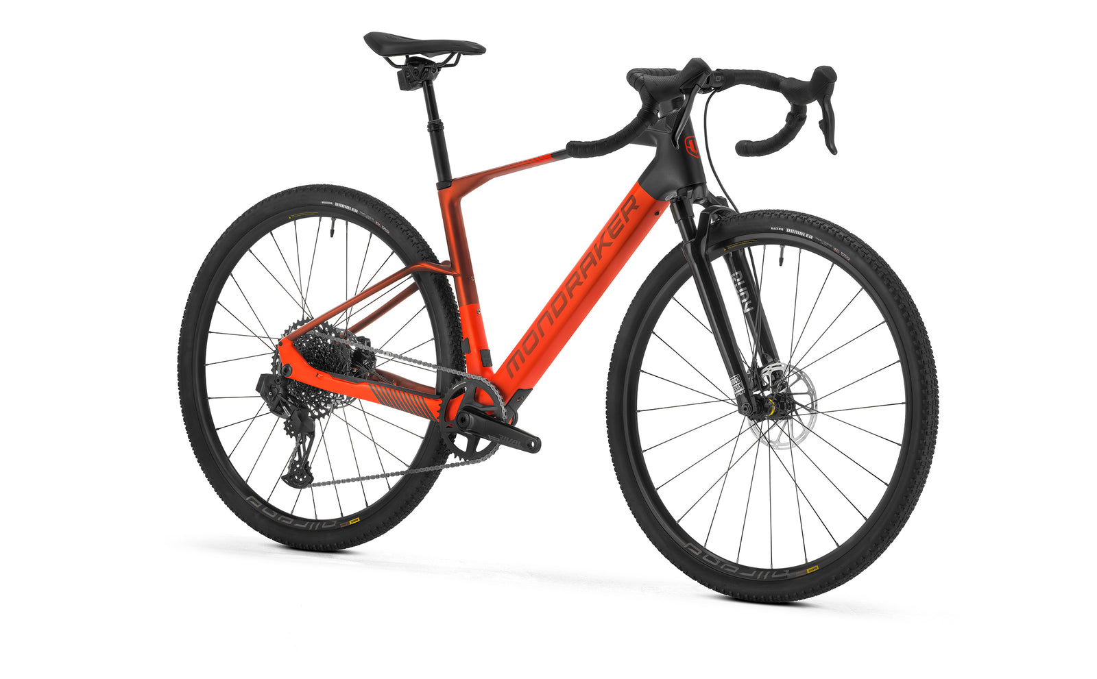 Mondraker Dusty RR 2025 Electric Gravel Bike - Flame Red