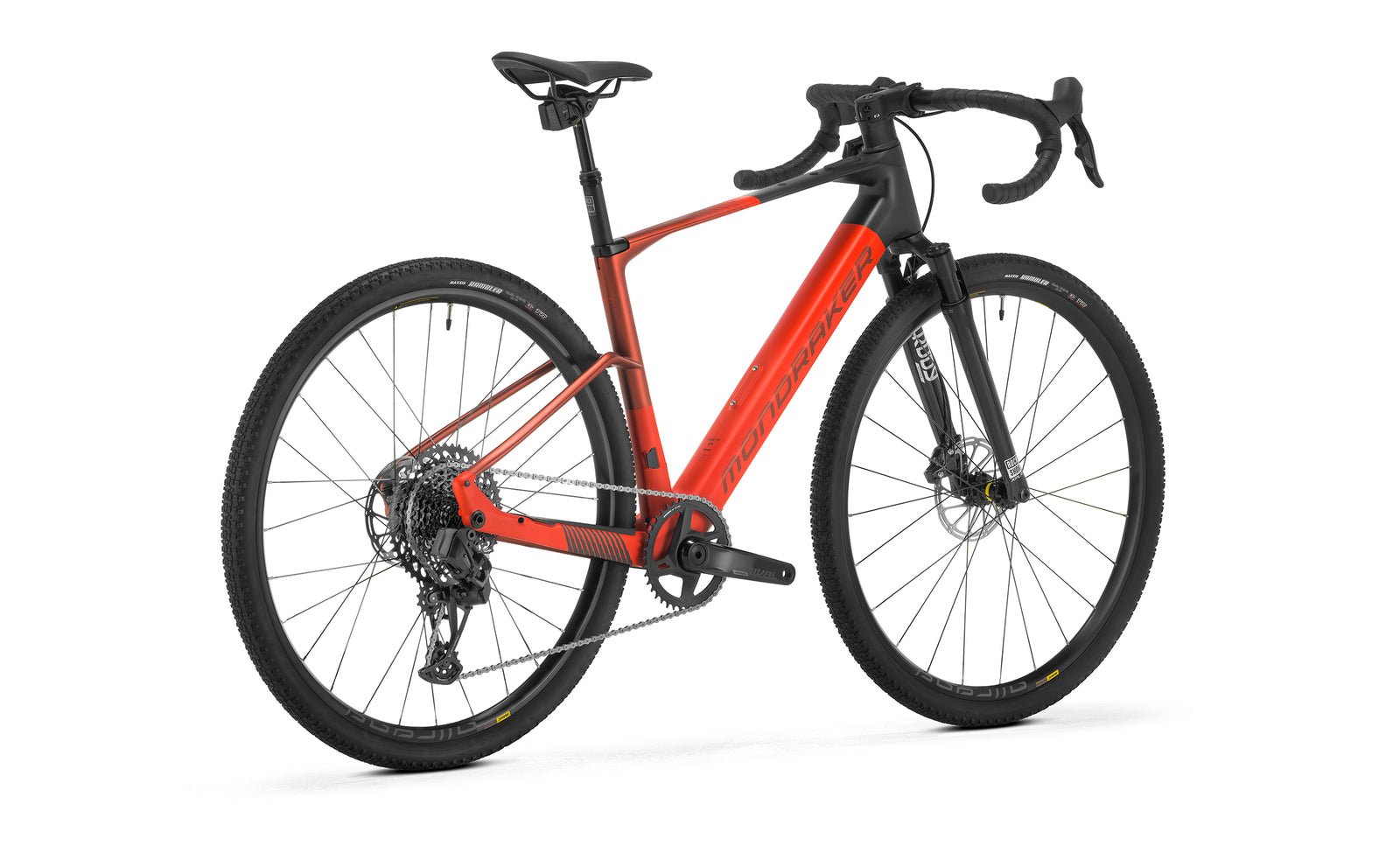 Mondraker Dusty RR 2025 Electric Gravel Bike - Flame Red