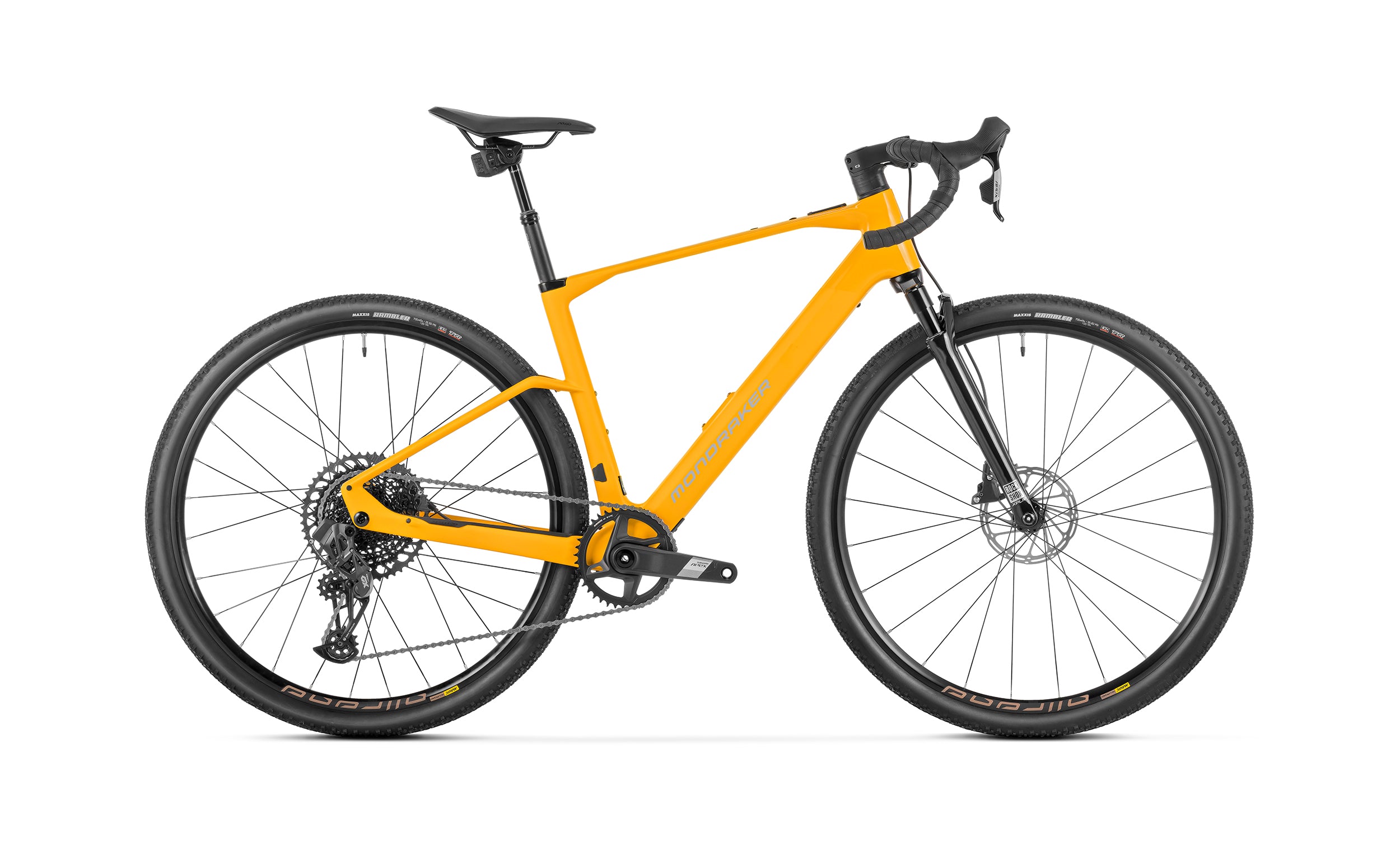 Mondraker Dusty RR 2026 Electric Gravel Bike - Dense Yellow