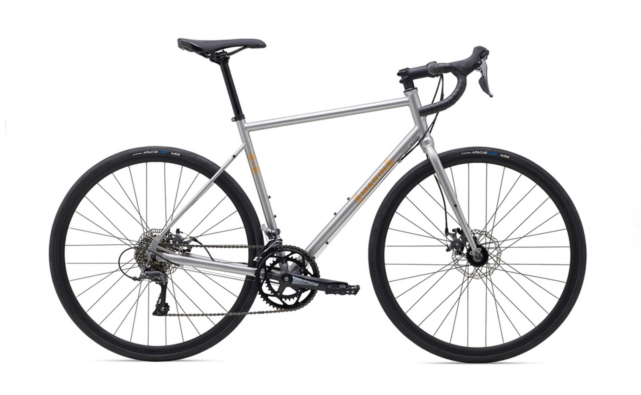 Marin Nicasio 1 Gravel Bike - Gloss Silver/Gold