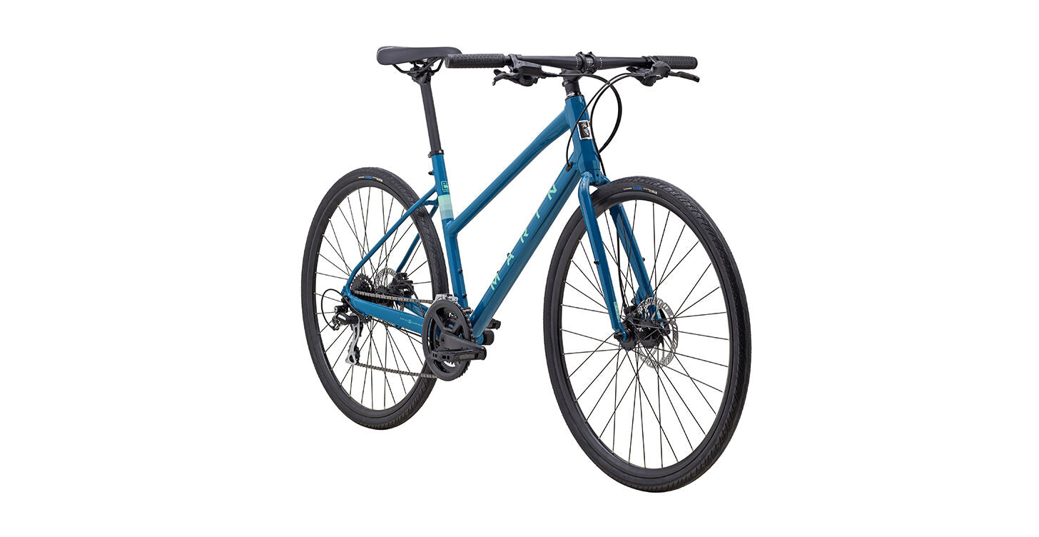 Marin Fairfax 2 ST Hybrid Bike - Gloss Blue/Teal
