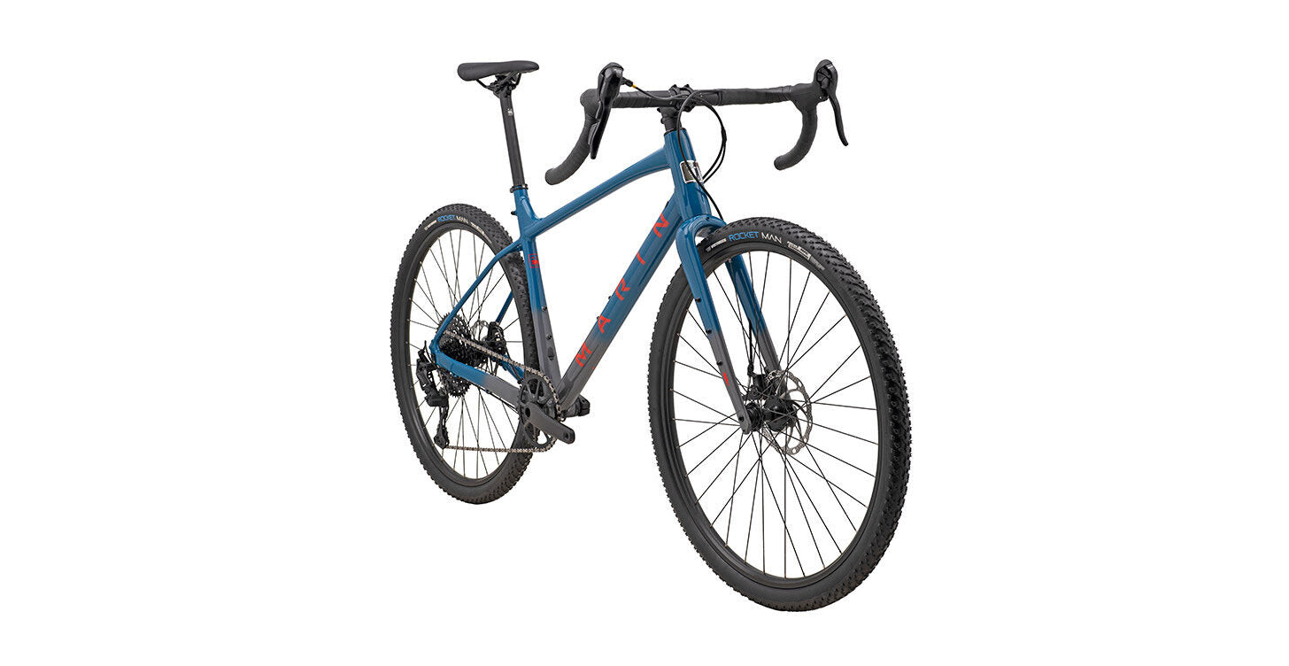 Marin Gestalt X10 Gravel Bike Gloss Blue/Grey · The Rolling Fix
