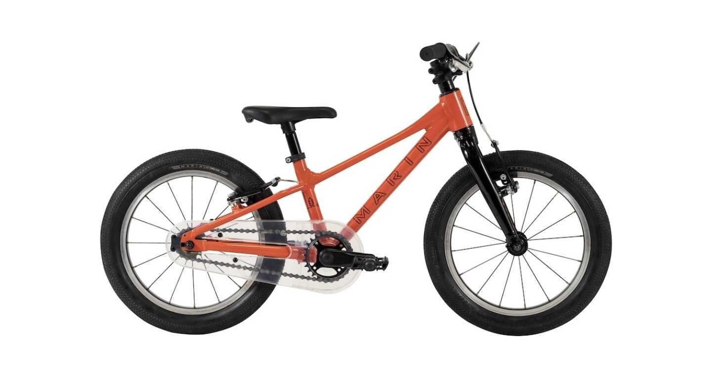 Marin Coast Trail 16" Hardtail Childrens Mountain Bike - Roarange/Black