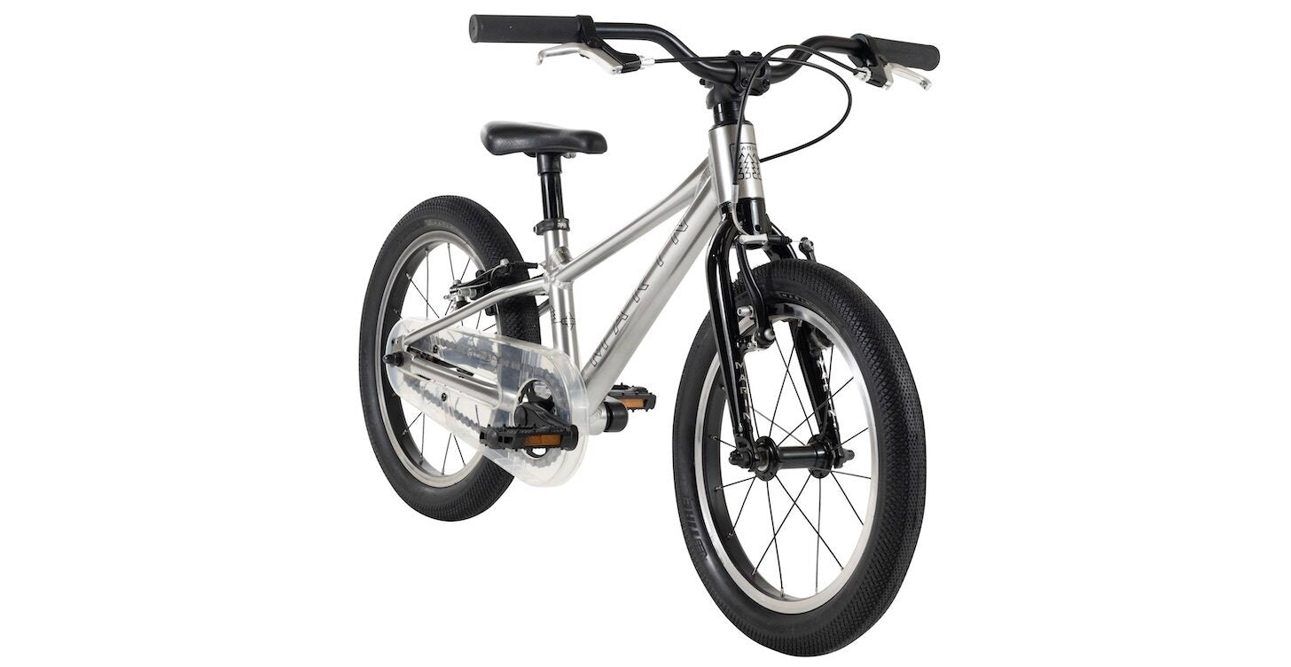 Marin Coast Trail 16" Hardtail Childrens Mountain Bike - Silver/Black