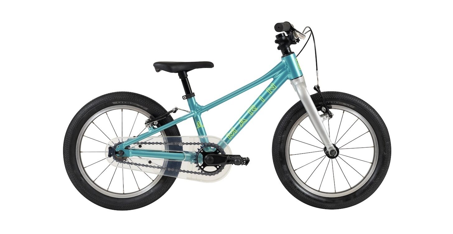 Marin Coast Trail 16" Hardtail Childrens Mountain Bike - Teal/Silver