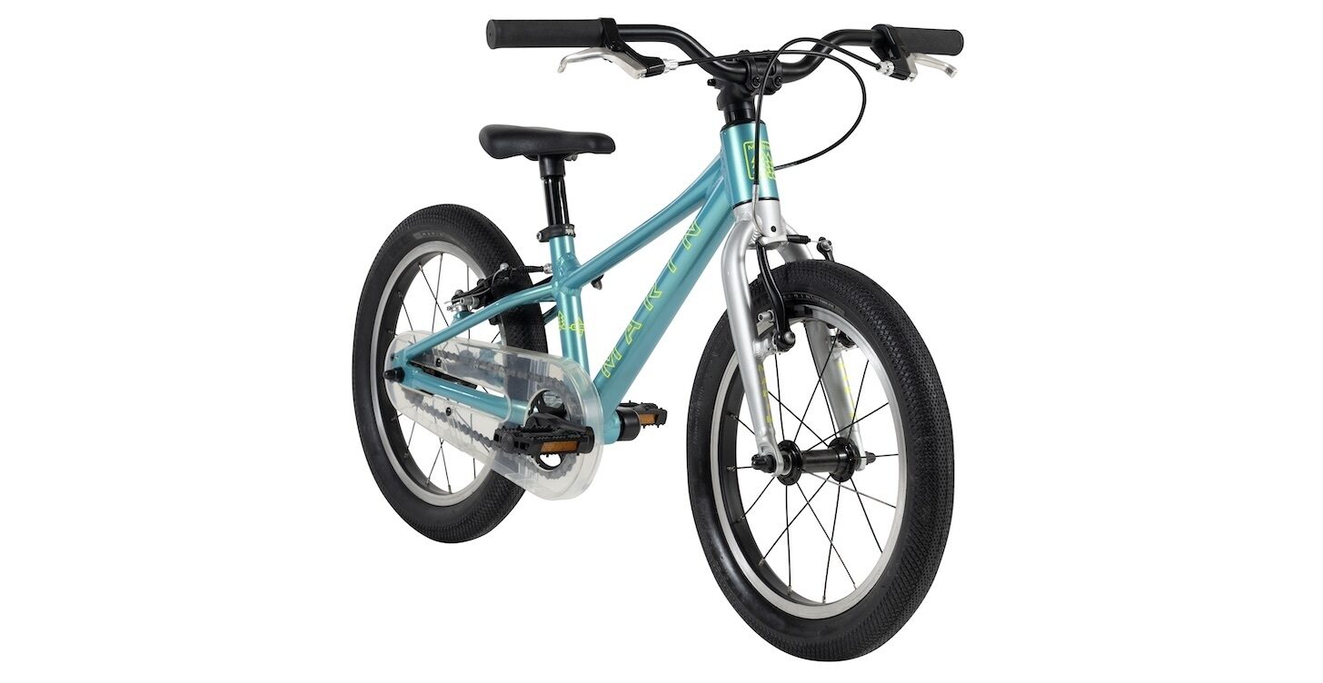 Marin Coast Trail 16" Hardtail Childrens Mountain Bike - Teal/Silver