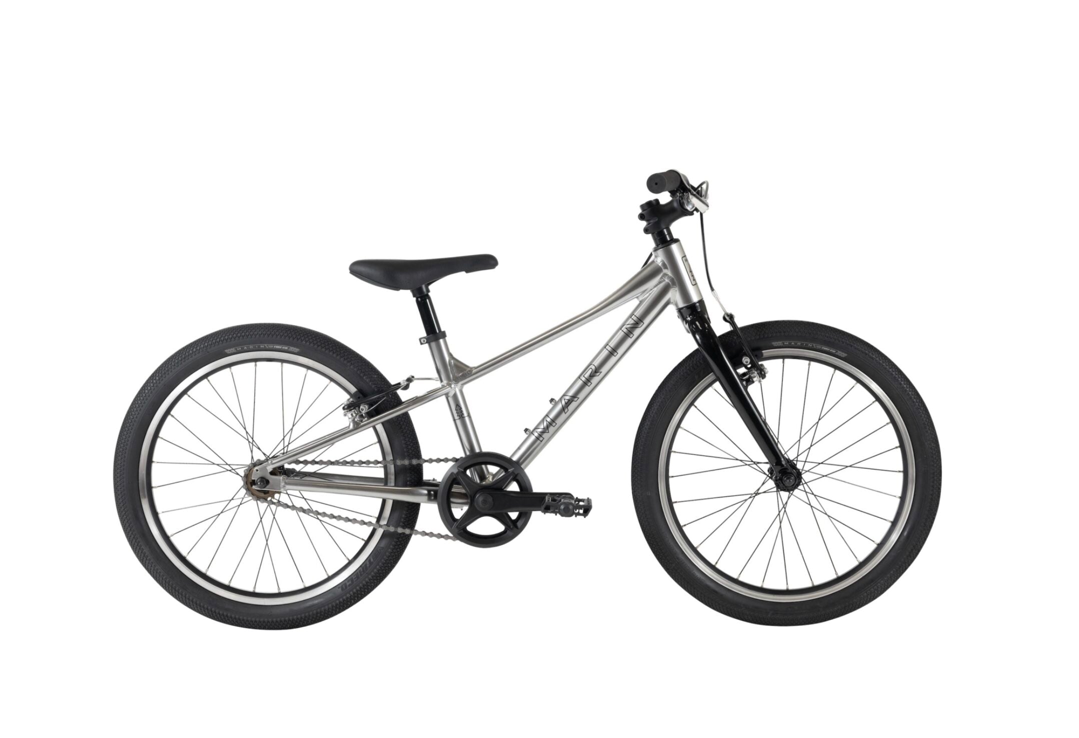Marin Coast Trail 20" 1SP Hardtail Childrens Mountain Bike - Silver/Black