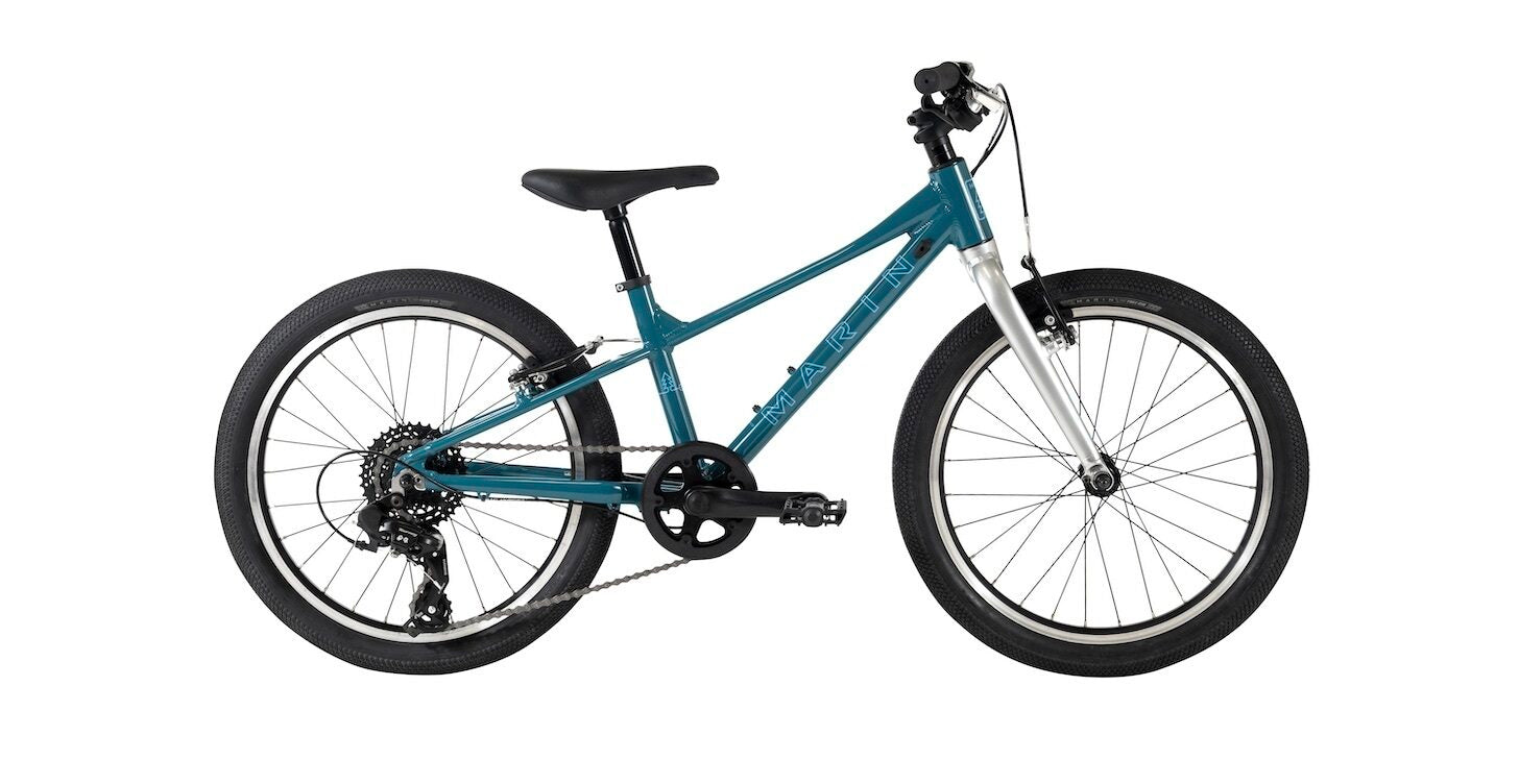 Marin Coast Trail 20" 7SP Hardtail Childrens Mountain Bike - Teal/Silver