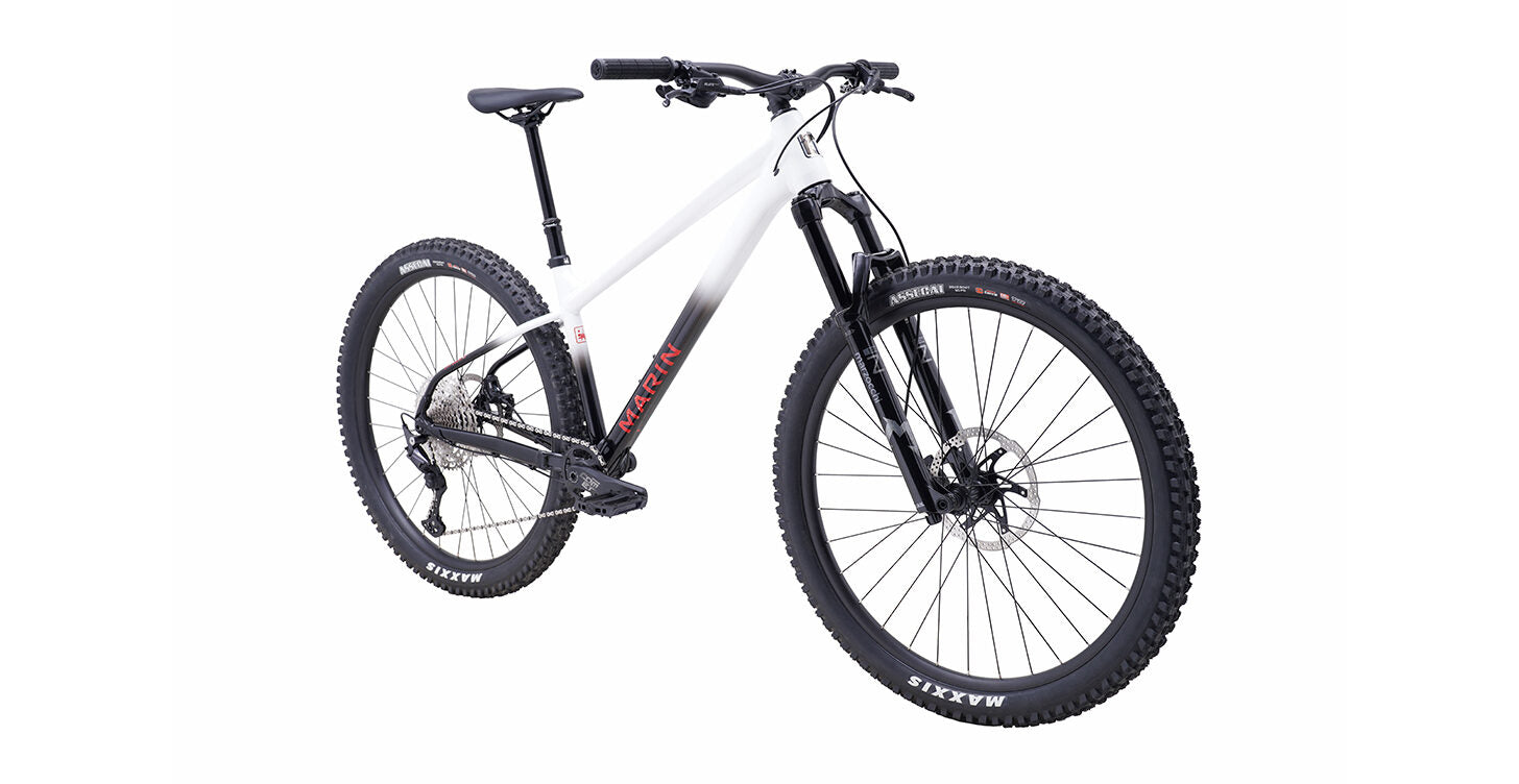 Marin San Quentin Hardtail Mountain Bike Gloss White/Black/Red