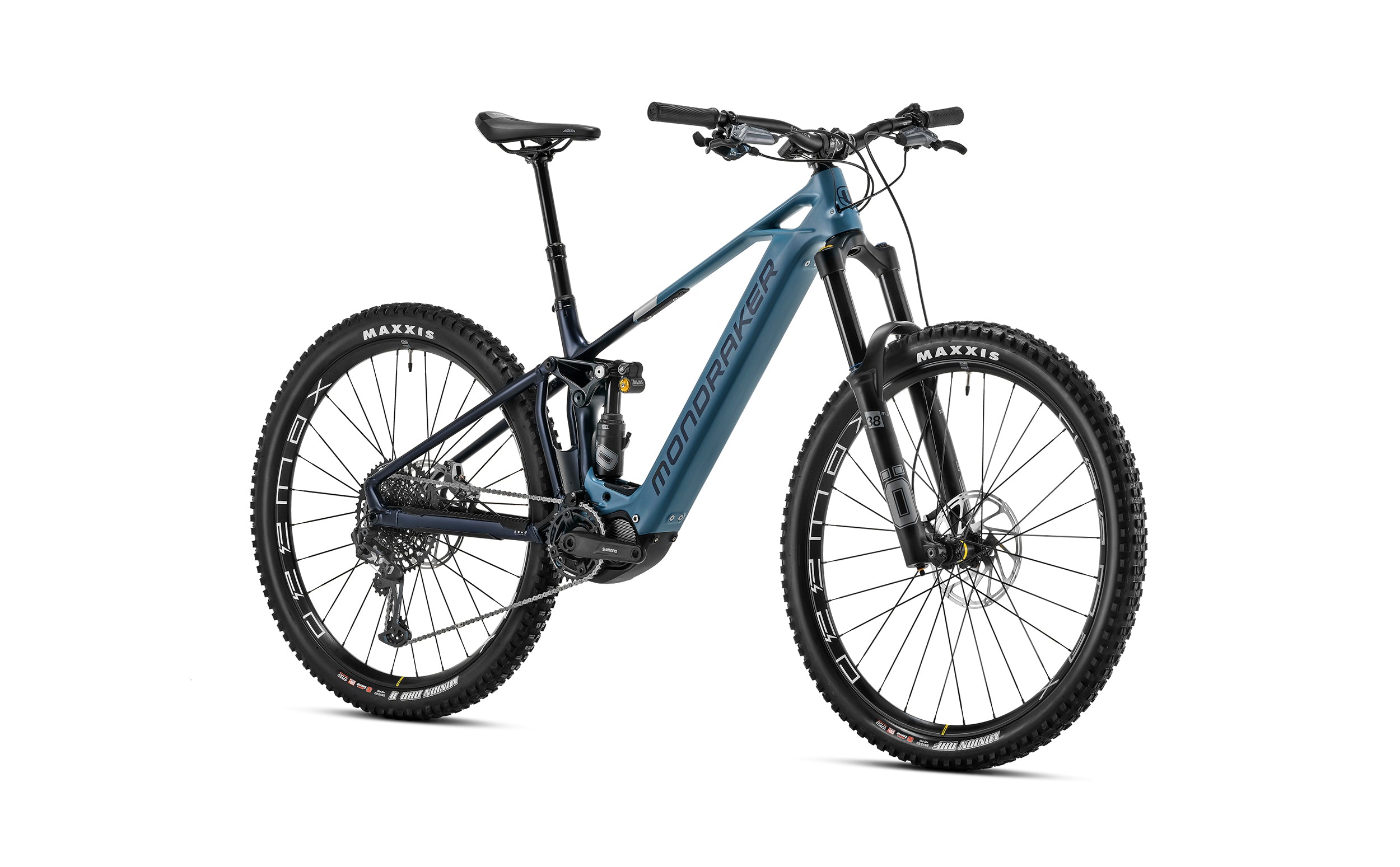 Mondraker Crusher R Electric Mountain Bike - Denim Blue
