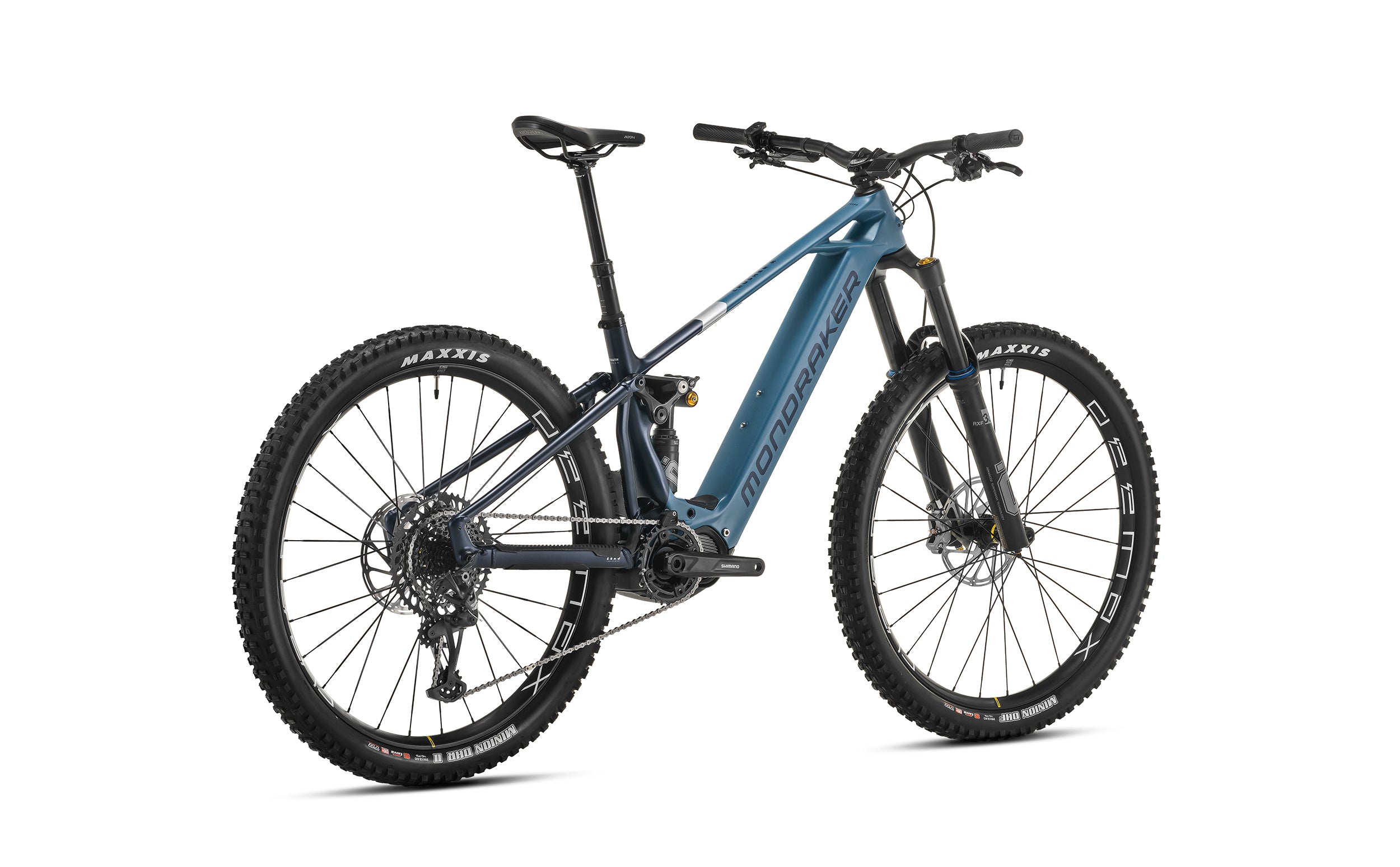 Mondraker Crusher R Electric Mountain Bike - Denim Blue