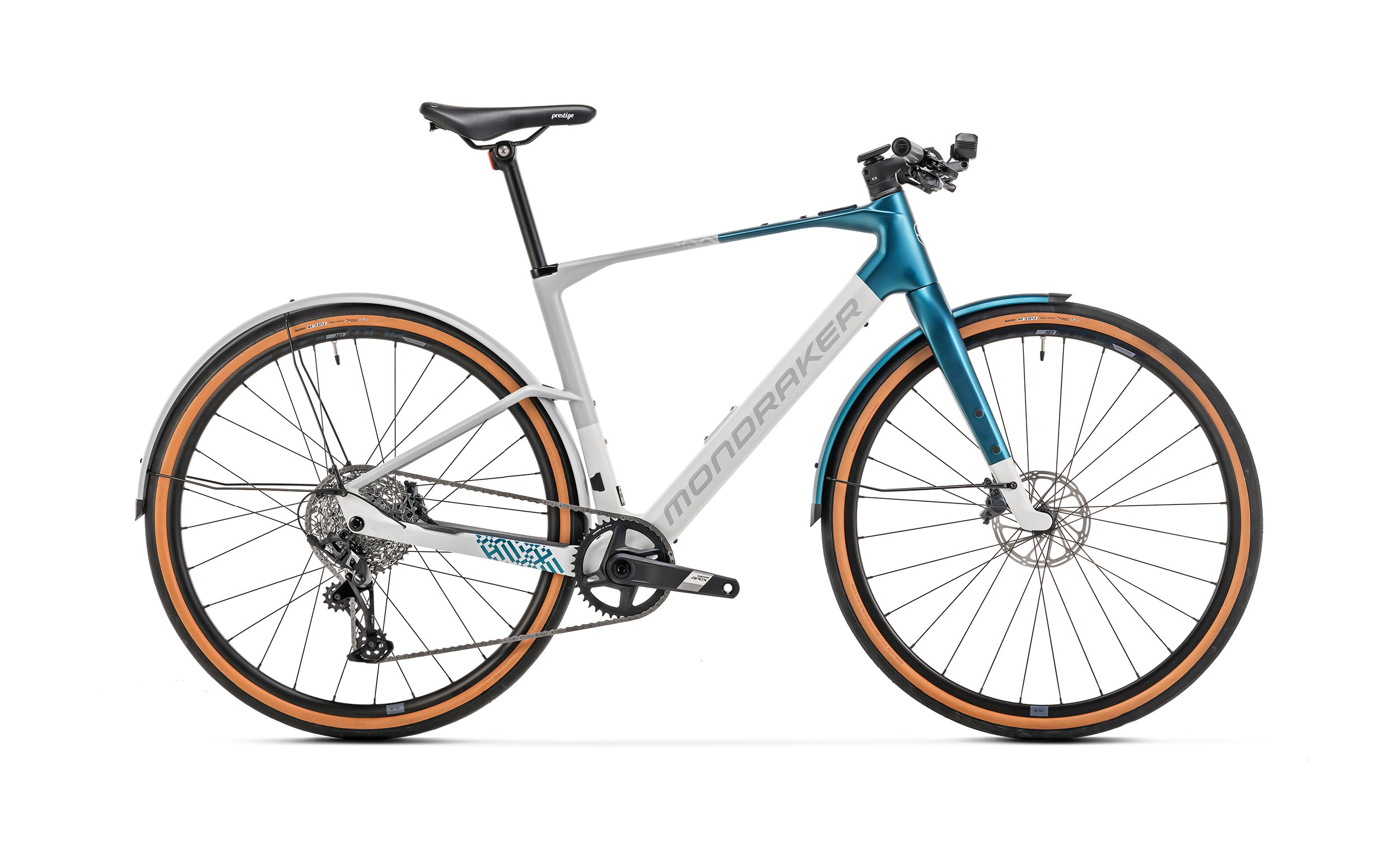 Mondraker Dusty X Electric Gravel Bike - Bunker Grey