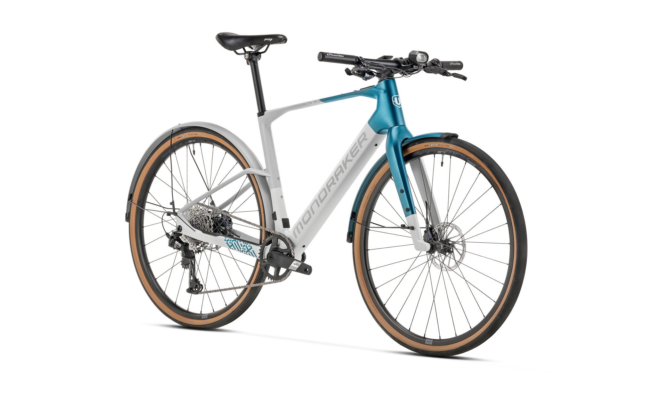 Mondraker Dusty X Electric 2025 Gravel Bike Bunker Grey · The