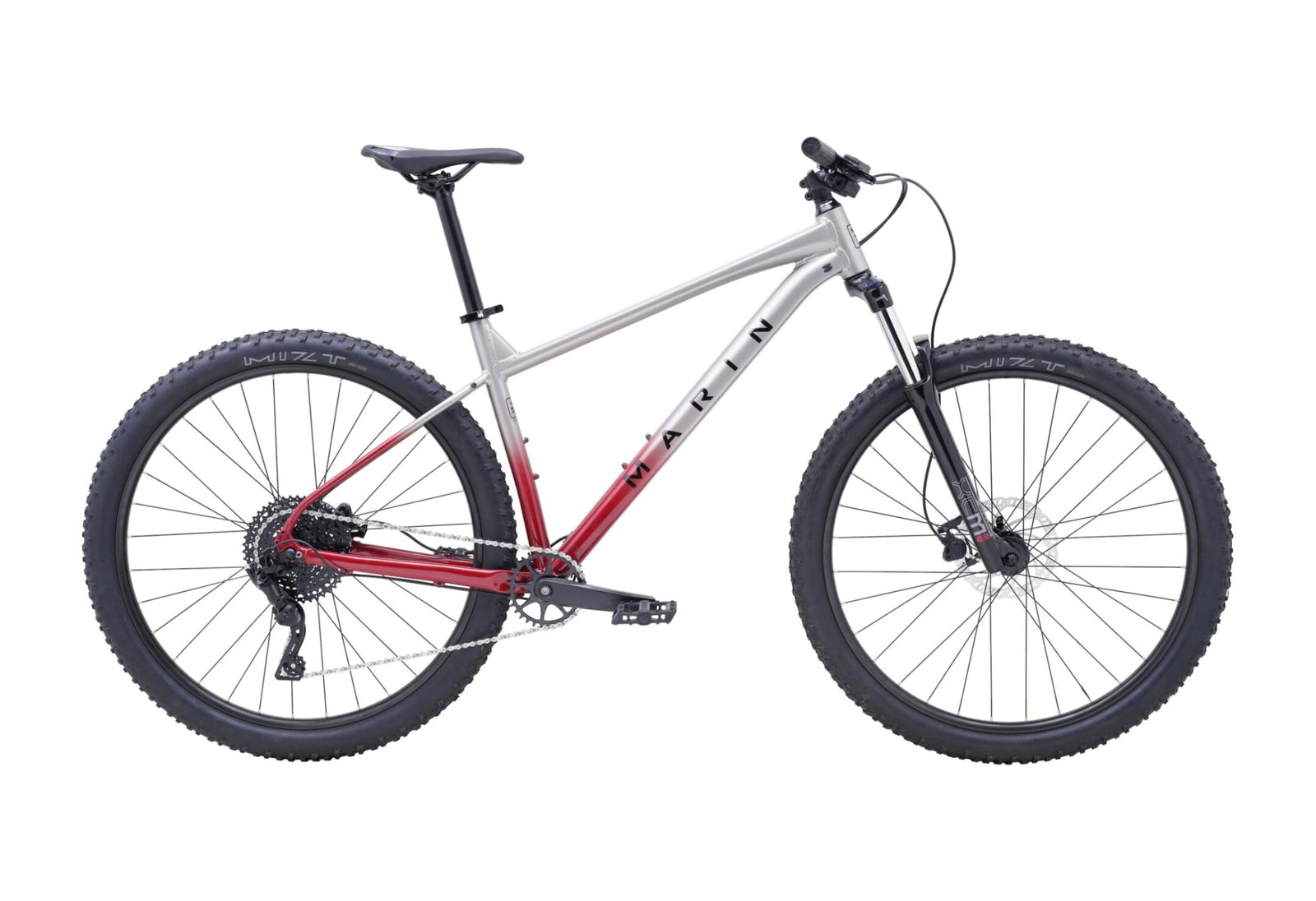 Marin Bobcat Trail 3 Hardtail Mountain Bike - Red/Grey
