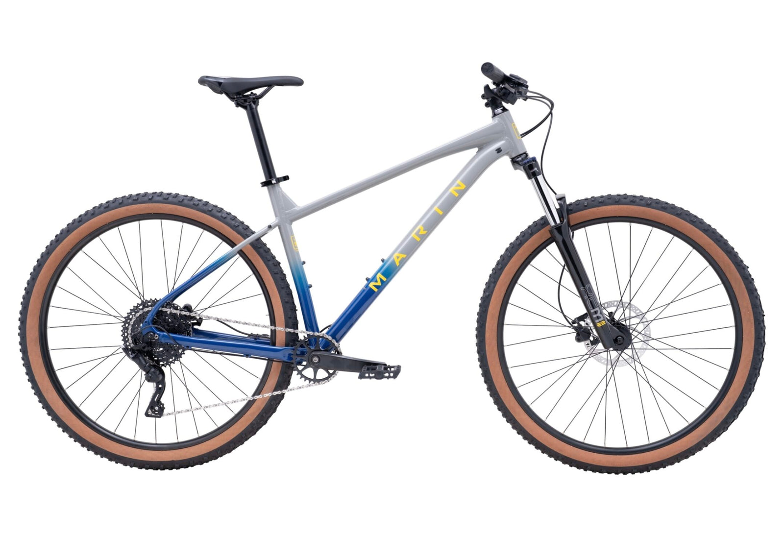 Marin Bobcat Trail 3 Hardtail Mountain Bike - Blue/Grey