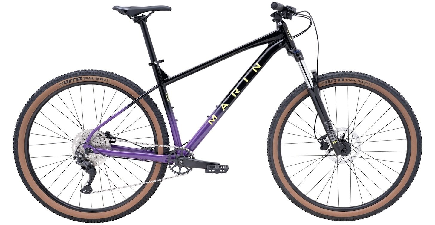 Marin Bobcat Trail 4 Hardtail Mountain Bike - Black/Purple