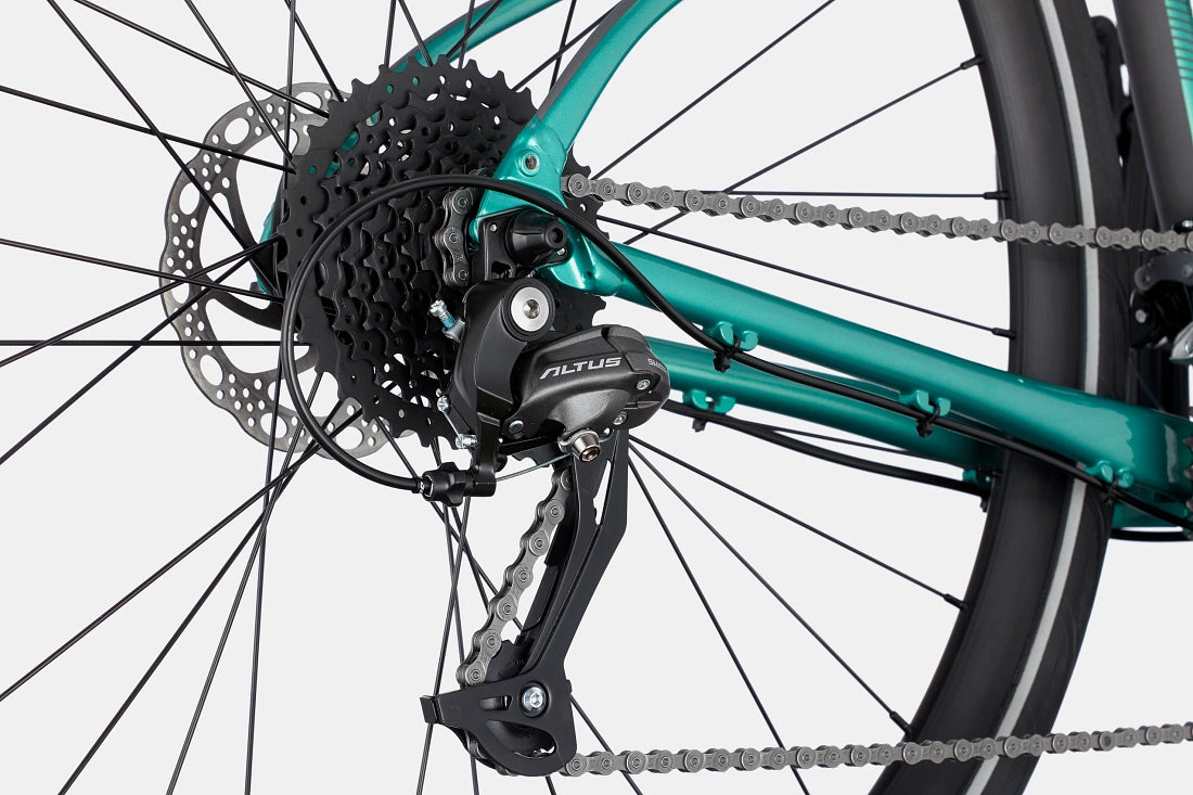 Cannondale Quick 3 Hybrid Bike - Turquoise