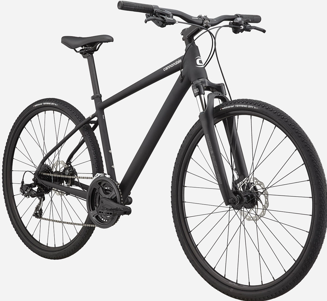 Cannondale Quick CX Hybrid Bike Black · The Rolling Fix