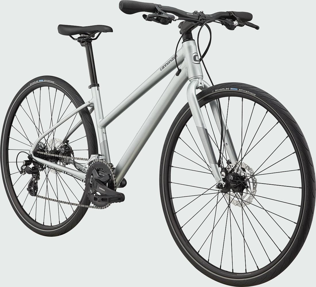 Cannondale Quick 5 Remixte Hybrid Bike - Sage Grey