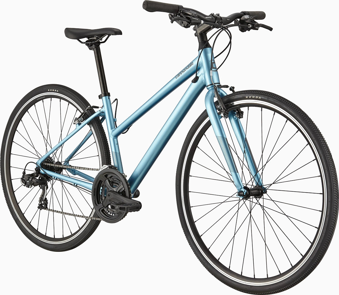 Cannondale Quick 6 Remixte Hybrid Bike - Alpine