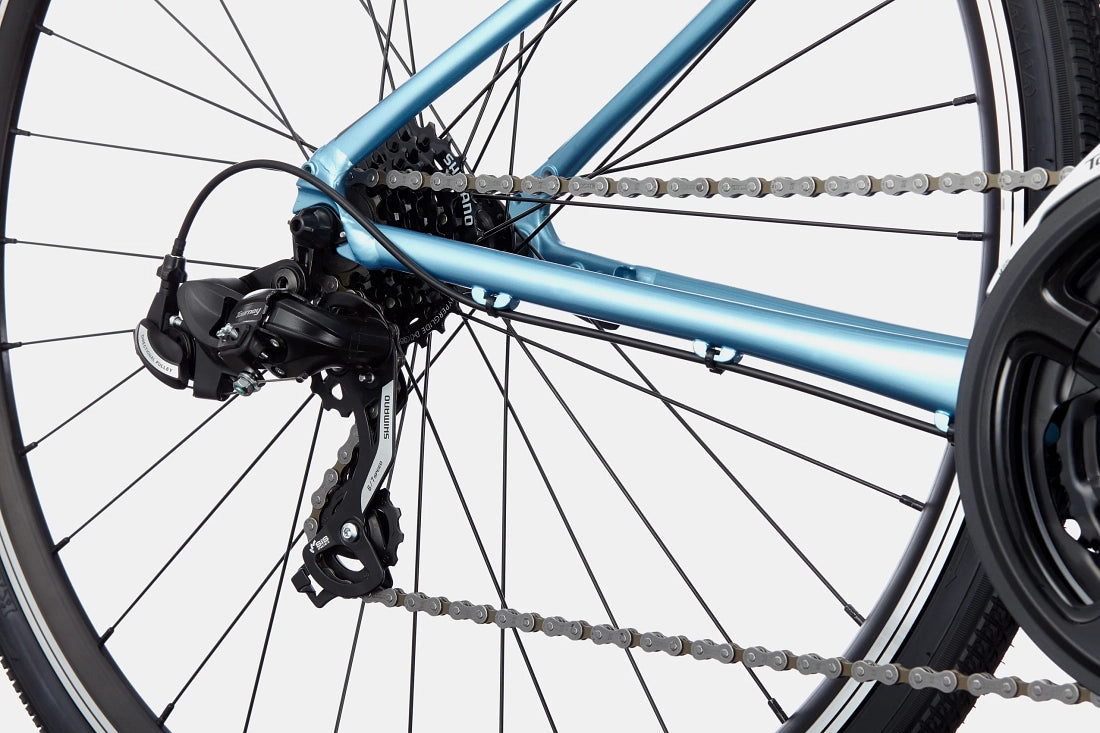 Cannondale Quick 6 Remixte Hybrid Bike - Alpine