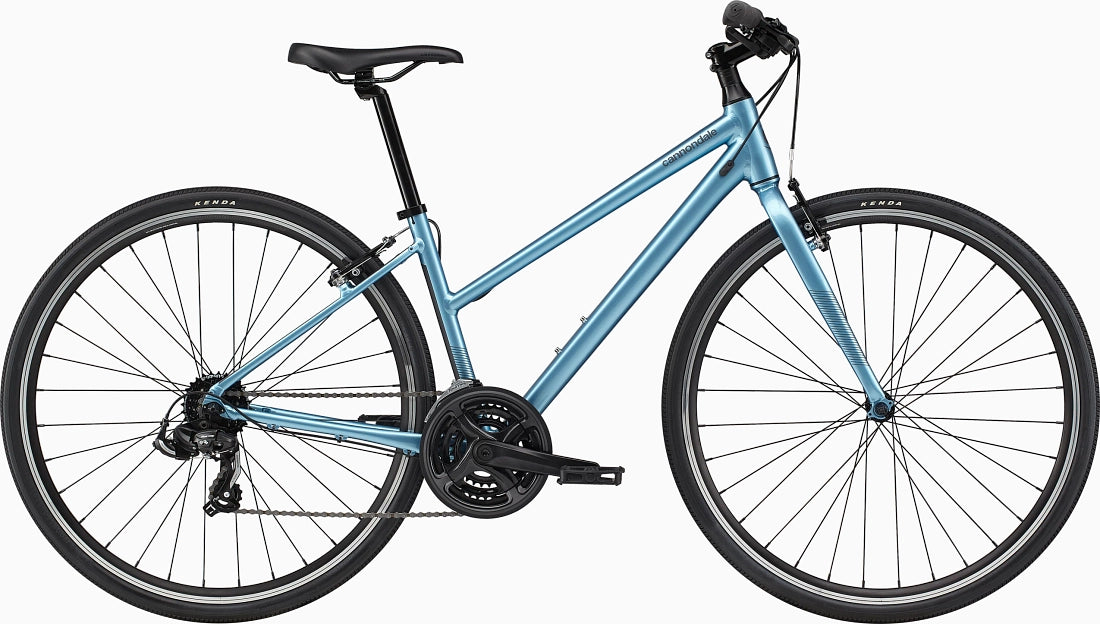 Cannondale Quick 6 Remixte Hybrid Bike - Alpine