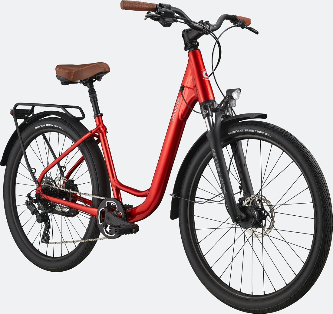 Cannondale Adventure EQ Urban Bike Candy Red The Rolling Fix