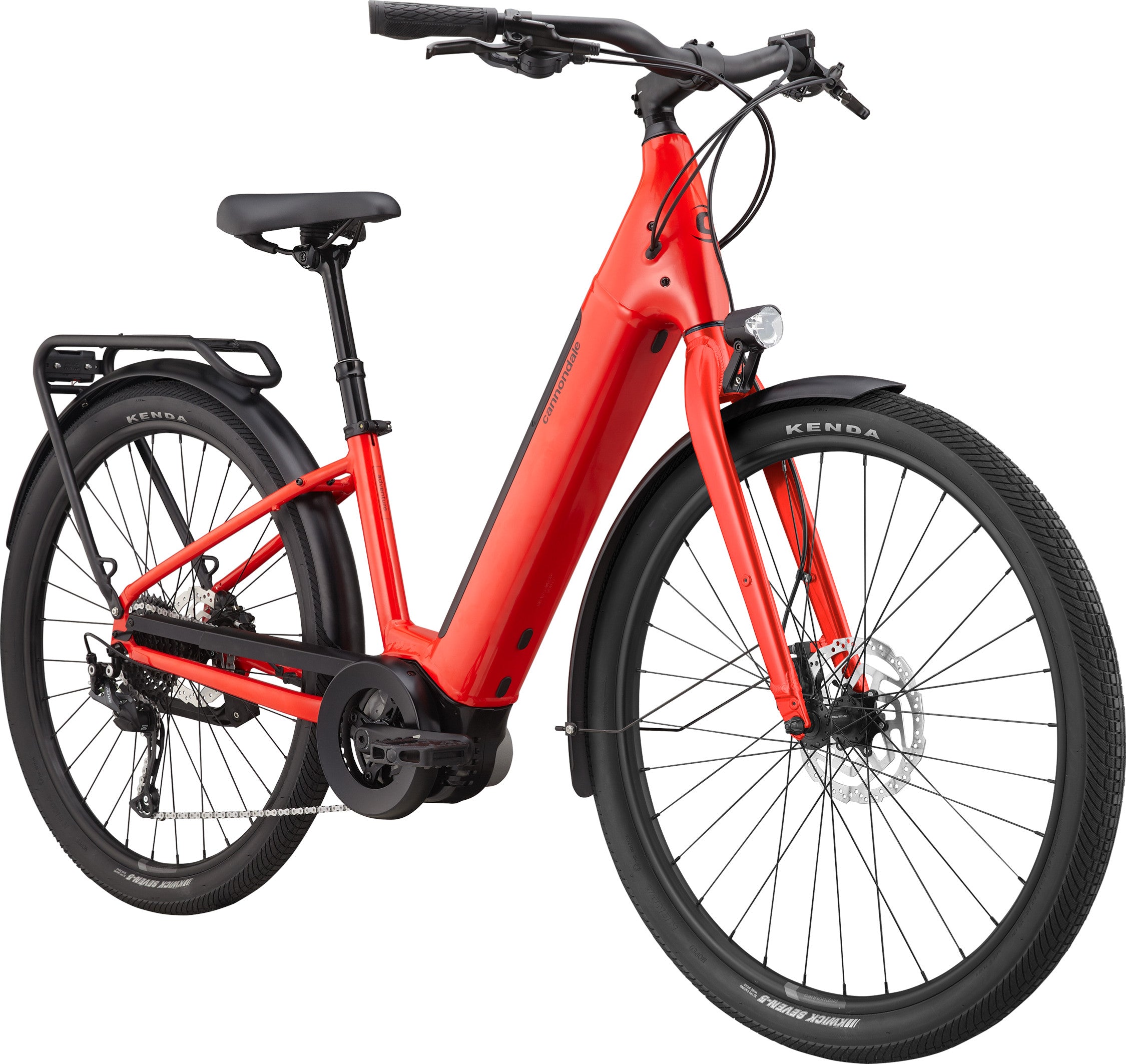 Cannondale Adventure Neo 3.1 EQ Electric Urban Bike - Rally Red
