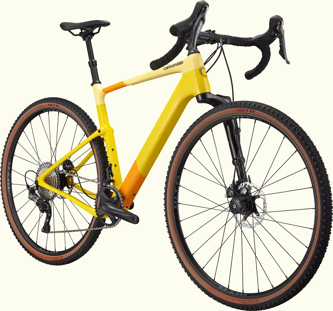 Cannondale Topstone Carbon 2 Lefty Gravel Bike - Laguna Yellow