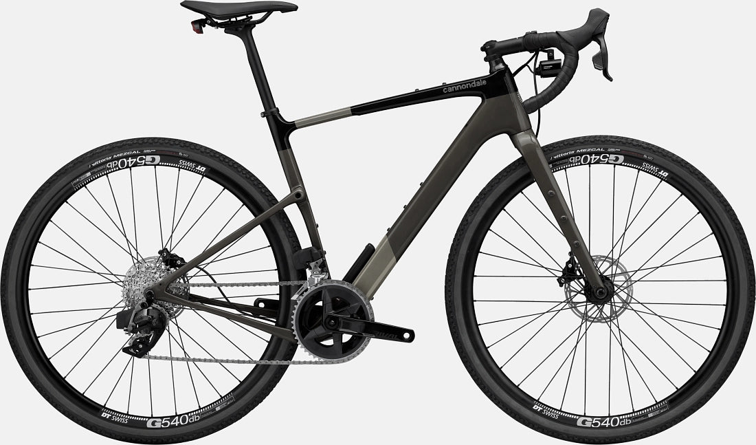 Cannondale Topstone Carbon Rival AXS Gravel Bike - Smoke Black