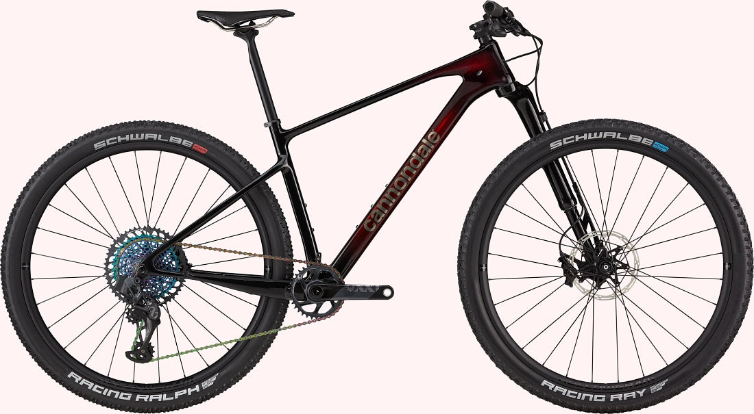 Cannondale Scalpel HT Hi-Mod Ultimate Lefty Mountain Bike - Tinted Red