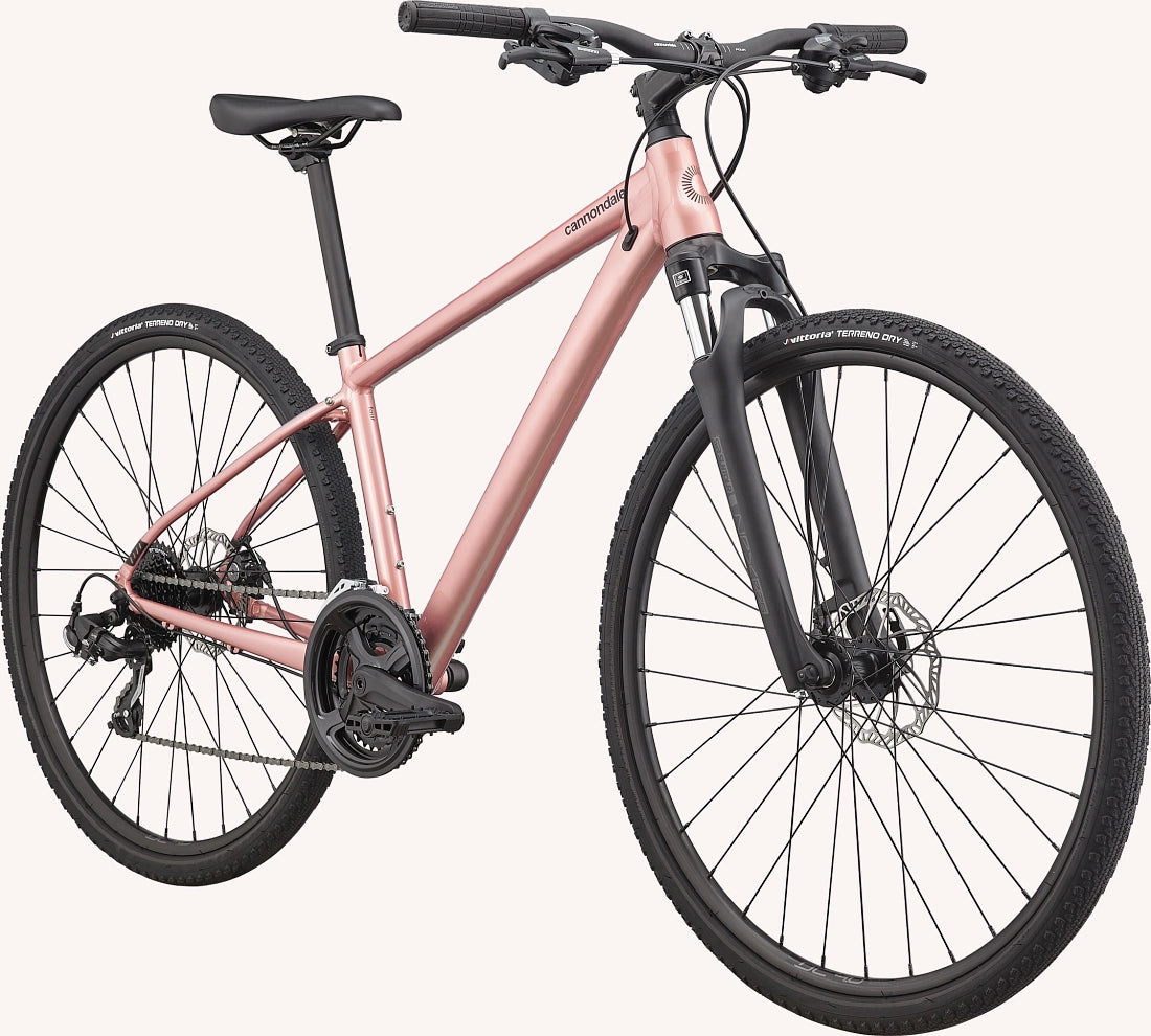 Cannondale Quick CX 4 Hybrid Bike - Salmon