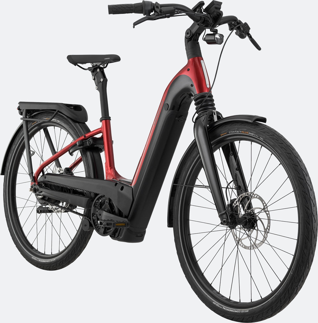 Cannondale Mavaro Neo 1 Low Step-Thru Electric Urban Bike - Candy Red