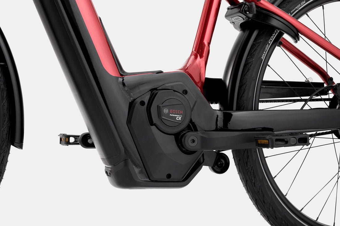 Cannondale Mavaro Neo 1 Low Step-Thru Electric Urban Bike - Candy Red