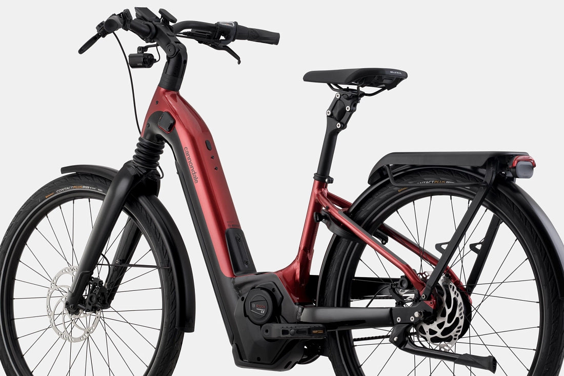 Cannondale Mavaro Neo 1 Low Step-Thru Electric Urban Bike - Candy Red