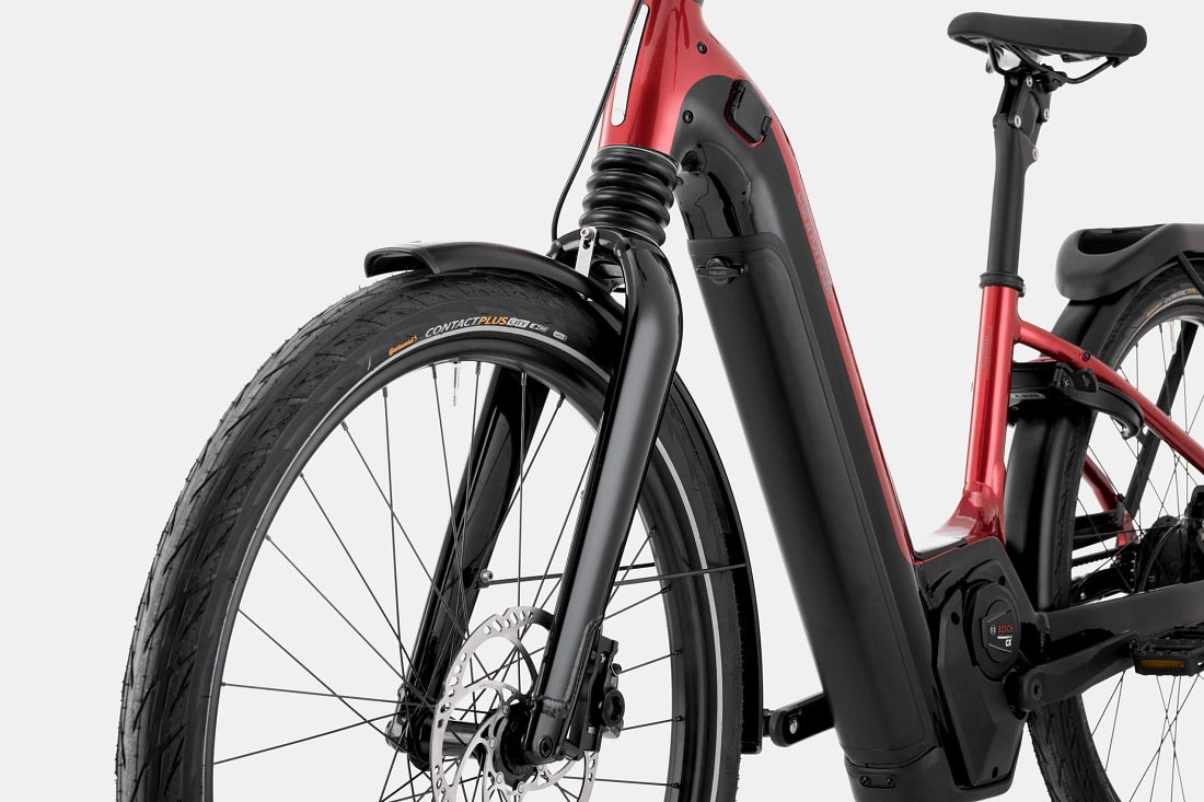 Cannondale Mavaro Neo 1 Low Step-Thru Electric Urban Bike - Candy Red