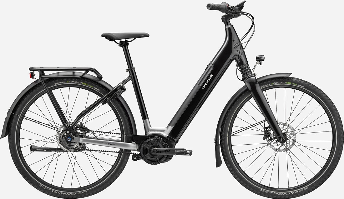 Cannondale Mavaro Neo 3 Low Step-Thru Electric Urban Bike - Black