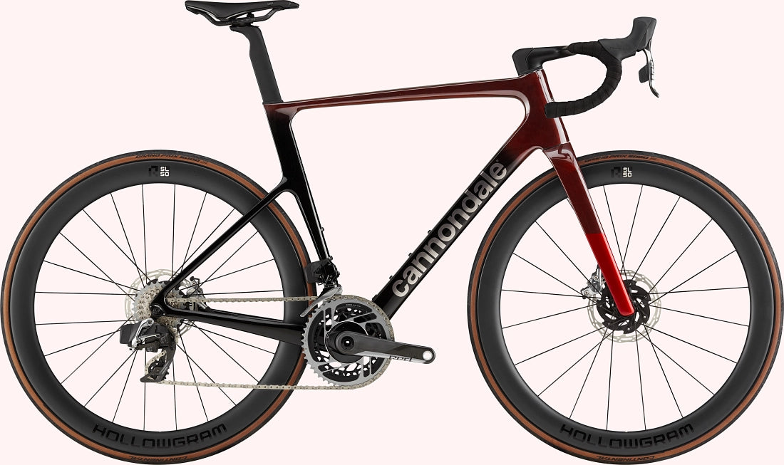 Cannondale SuperSix EVO Hi-MOD 1 Road Bike - Tinted Red