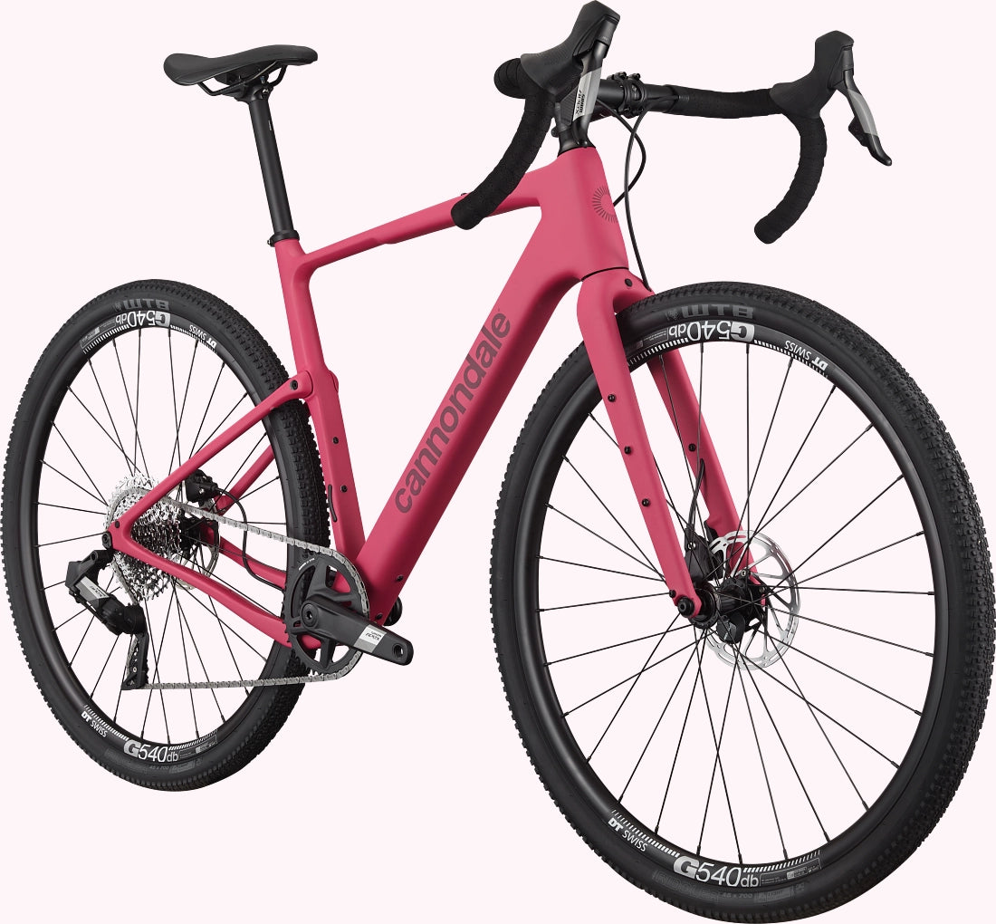 Cannondale Topstone Carbon Apex AXS Gravel Bike - Orchid