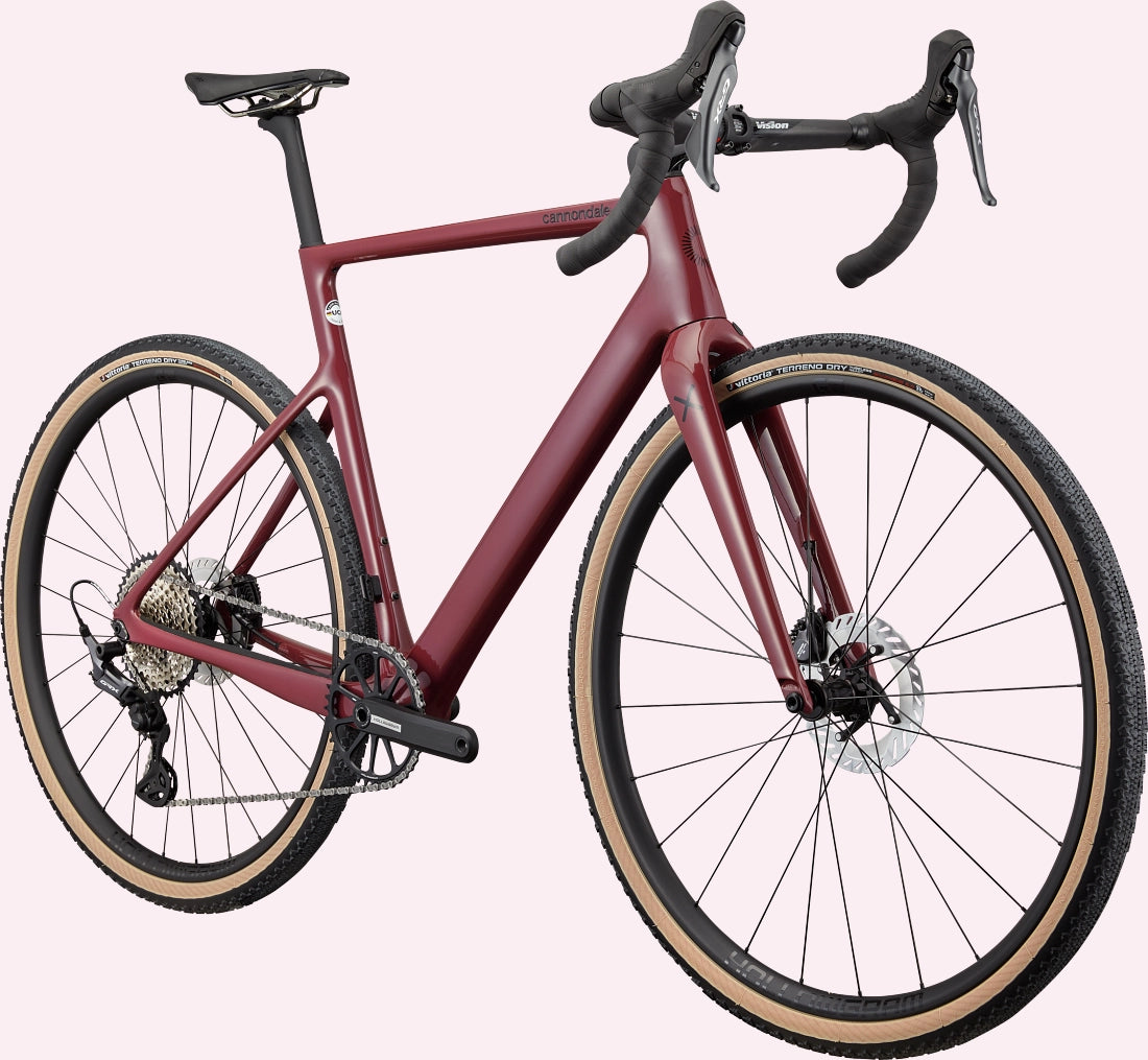 Cannondale SuperSix EVO SE 1 Gravel Bike - Black Cherry