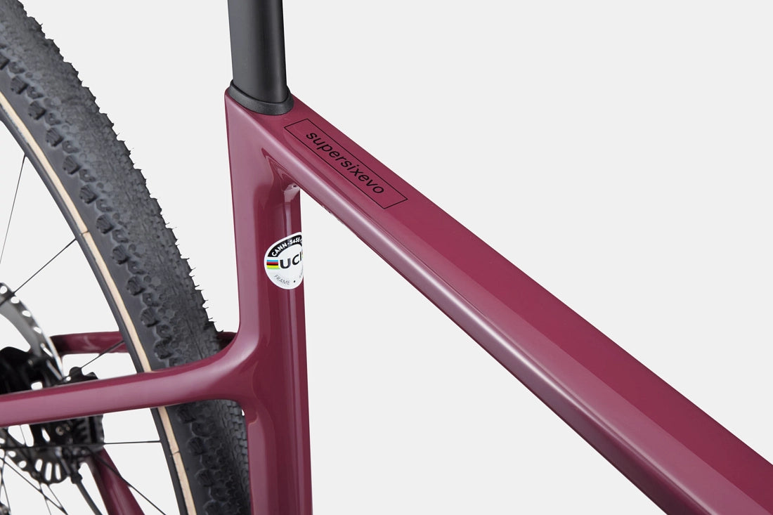 Cannondale SuperSix EVO SE 1 Gravel Bike - Black Cherry